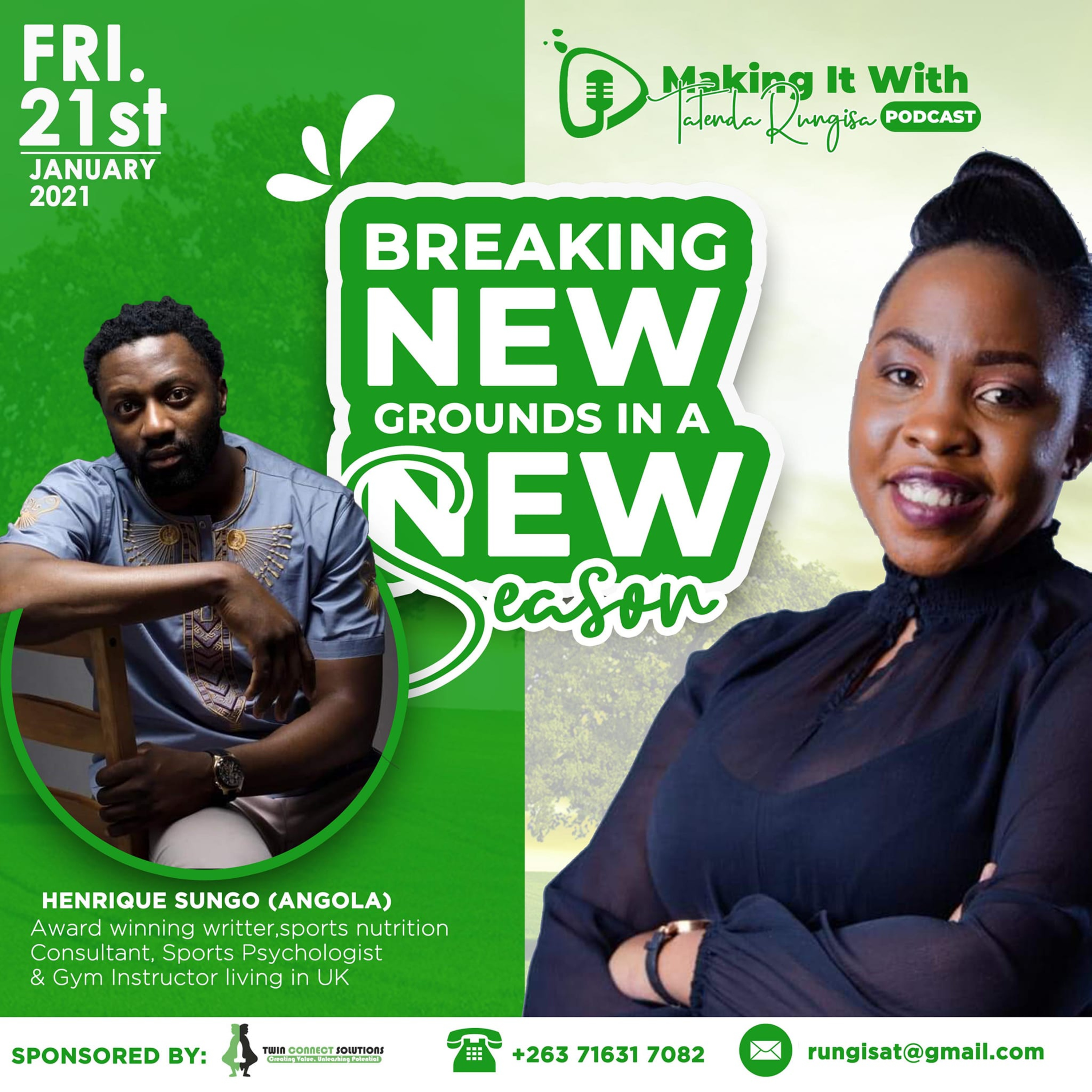 Making it with Tatenda Rungisa