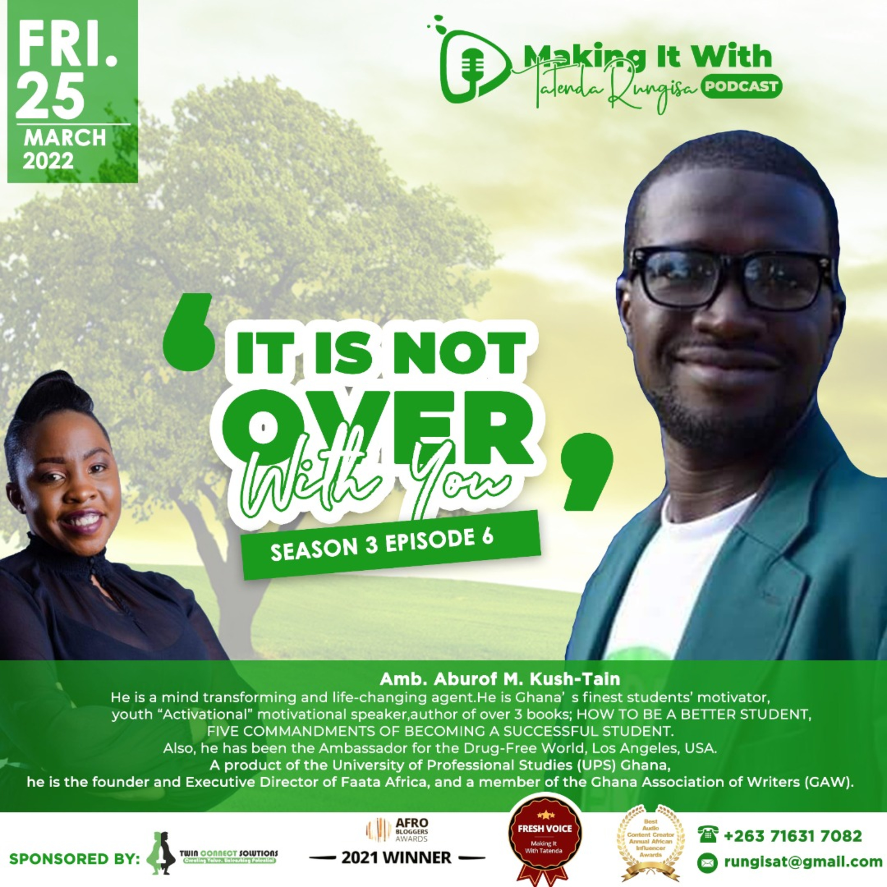 Making it with Tatenda Rungisa