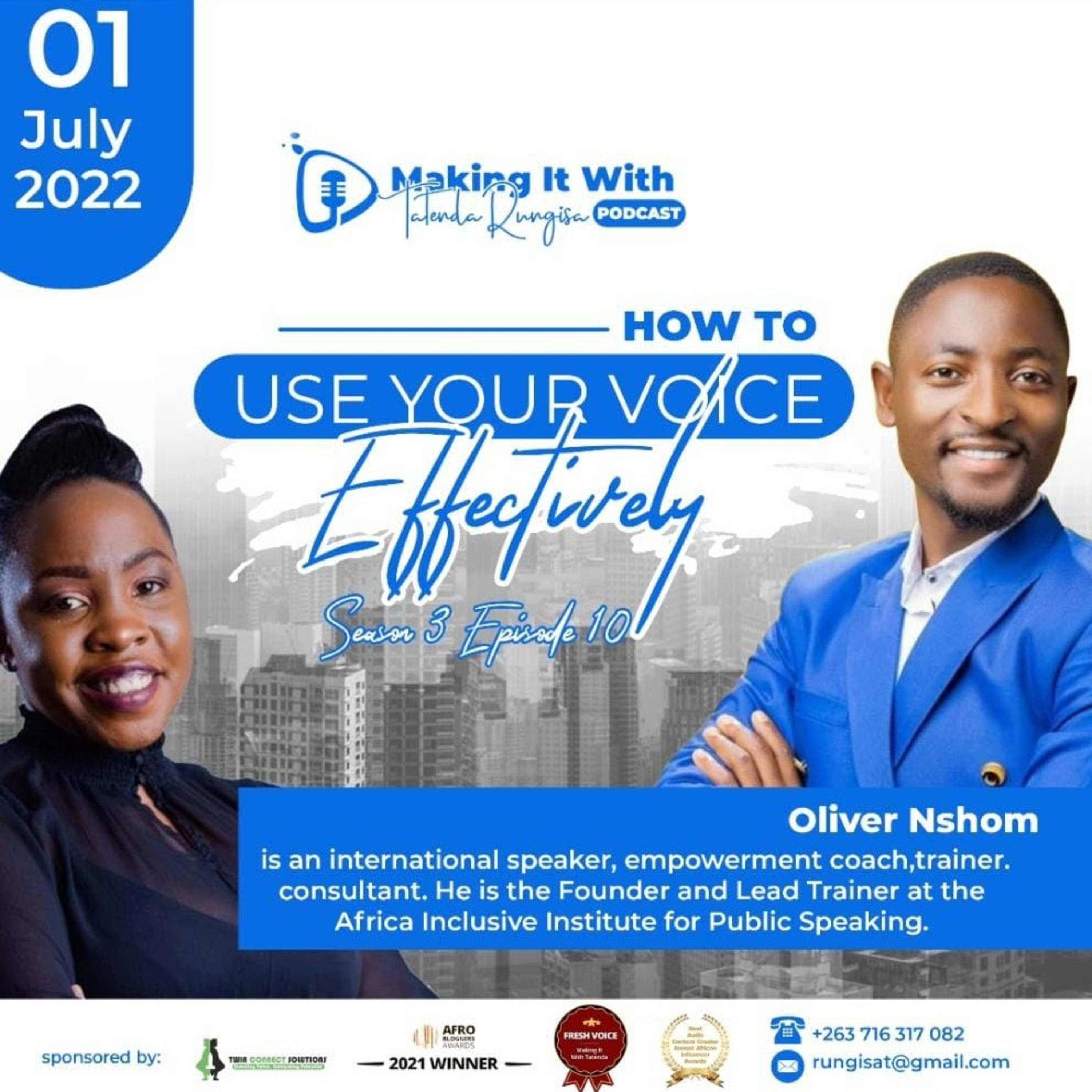 Making it with Tatenda Rungisa