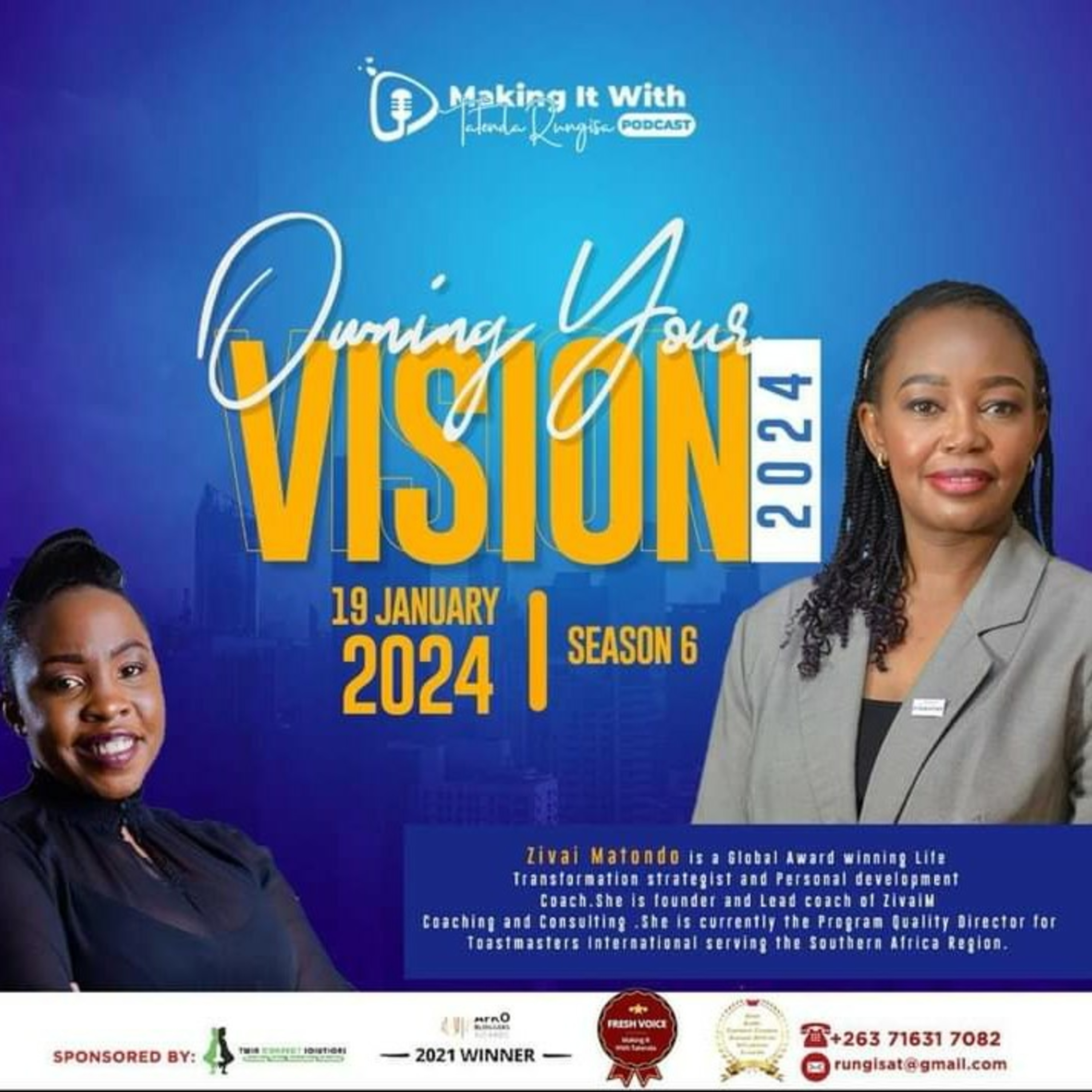 Making it with Tatenda Rungisa