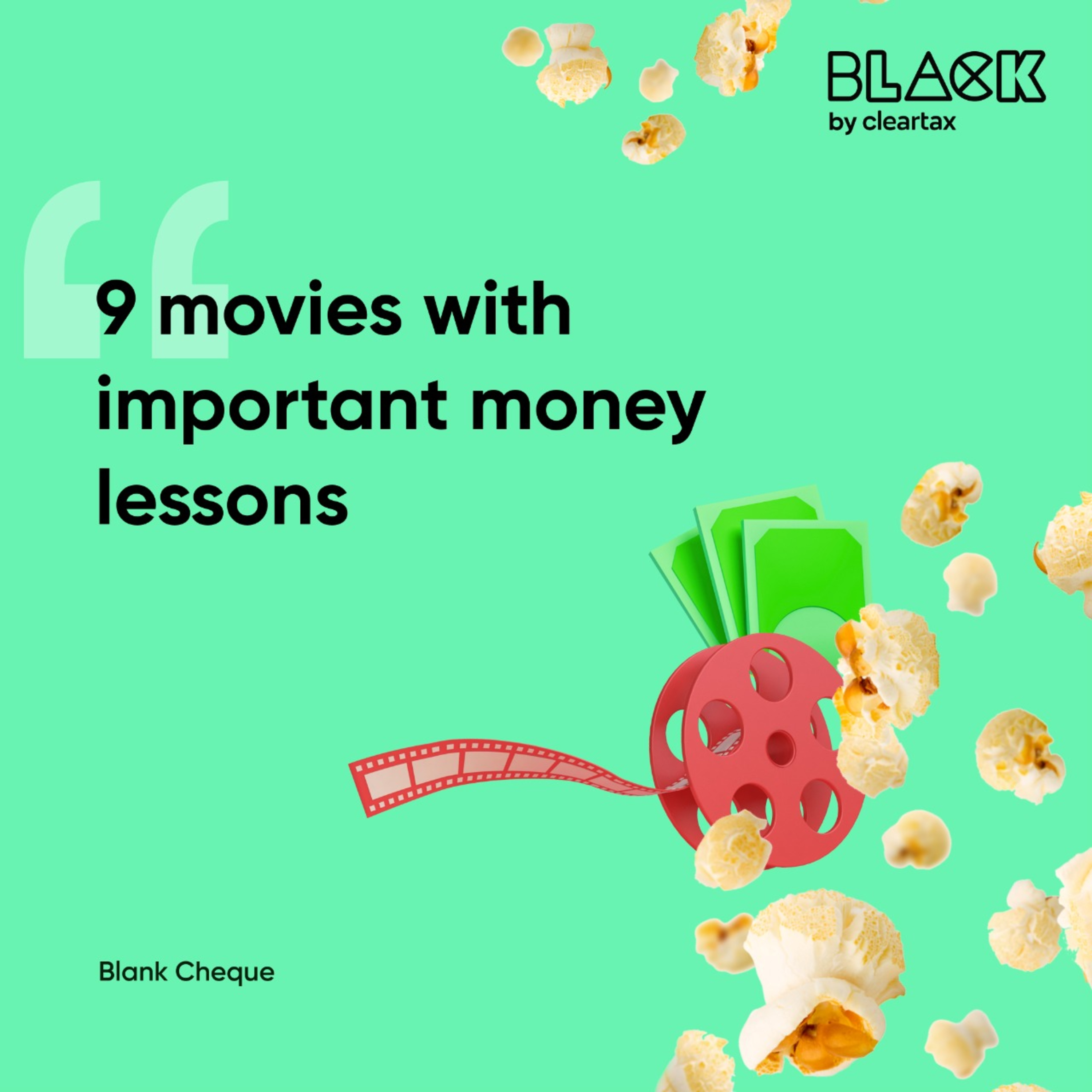 Blank Cheque by Black