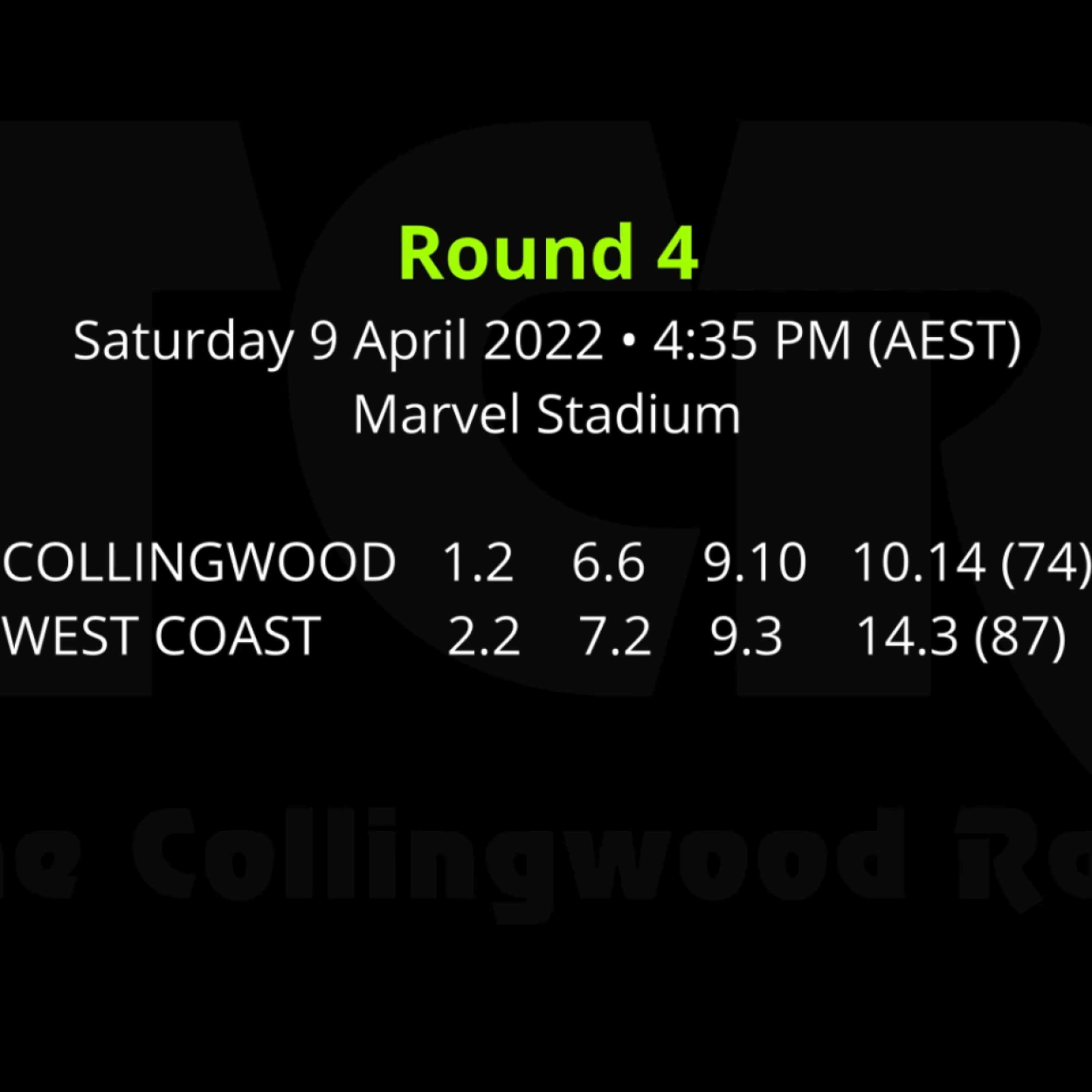 The Collingwood Rant