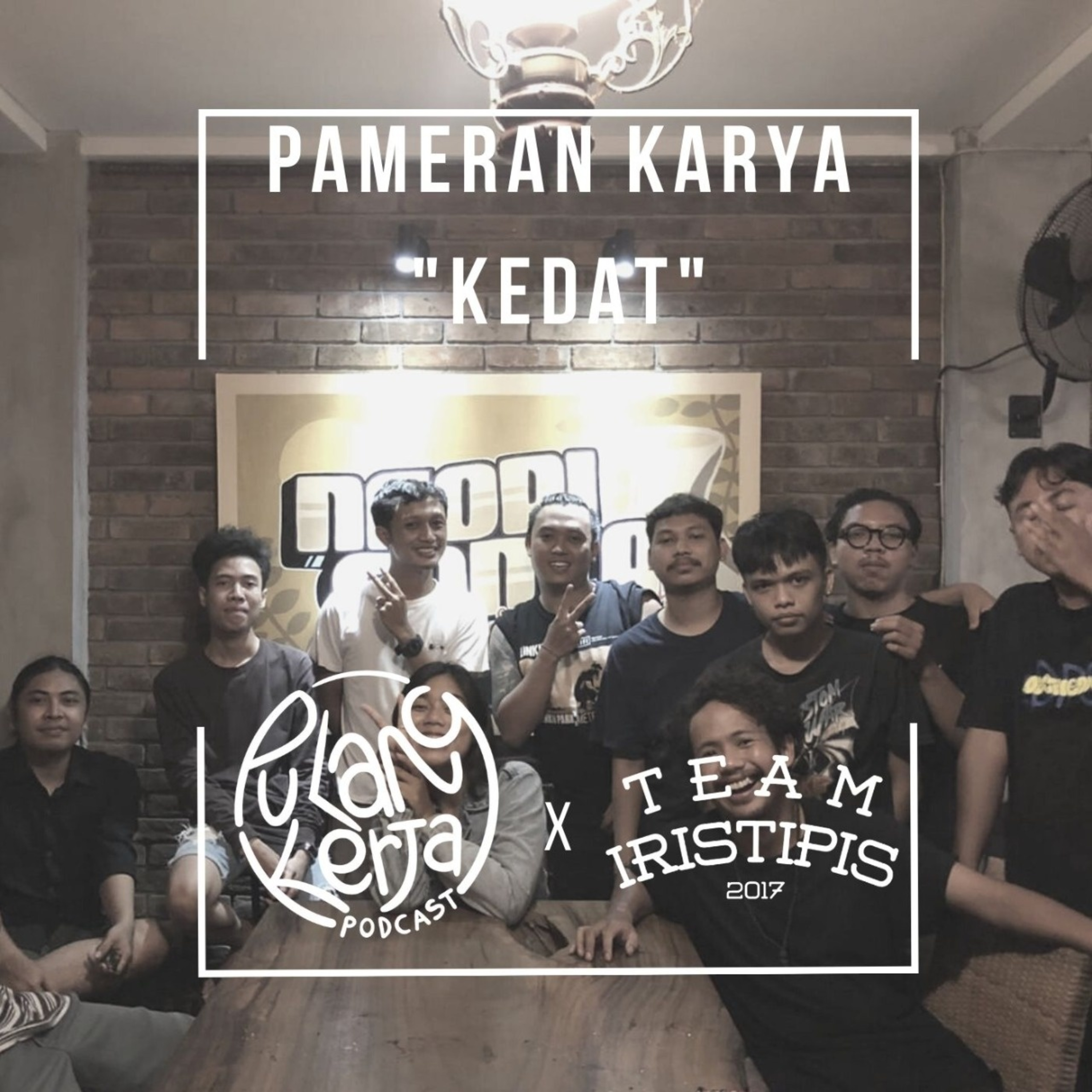Pameran karya komunitas iris tipis dengan tajuk "KEDAT"