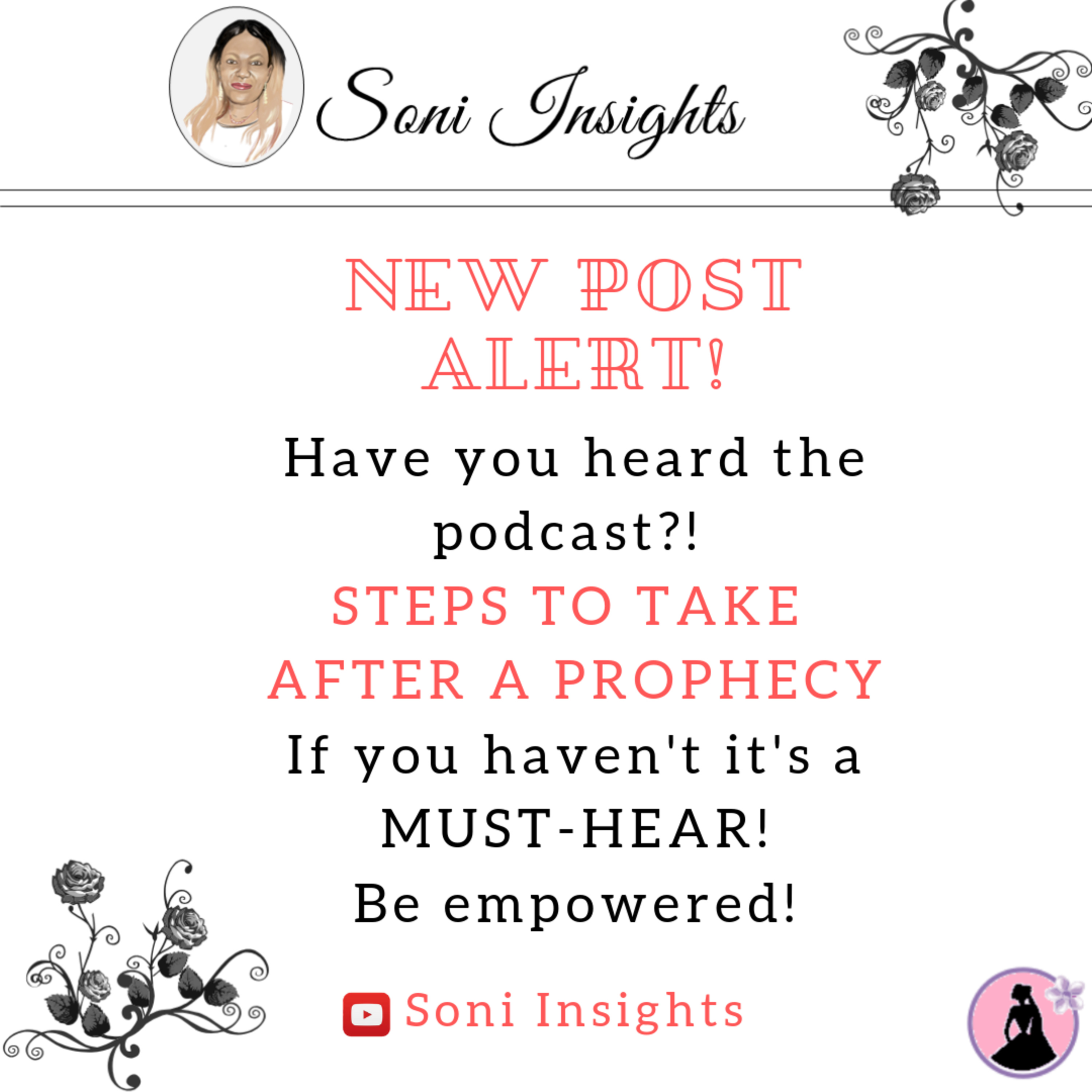 Steps to Take After a Prophecy // @soniinsights Steps to Take After a Prophecy // @soniinsights