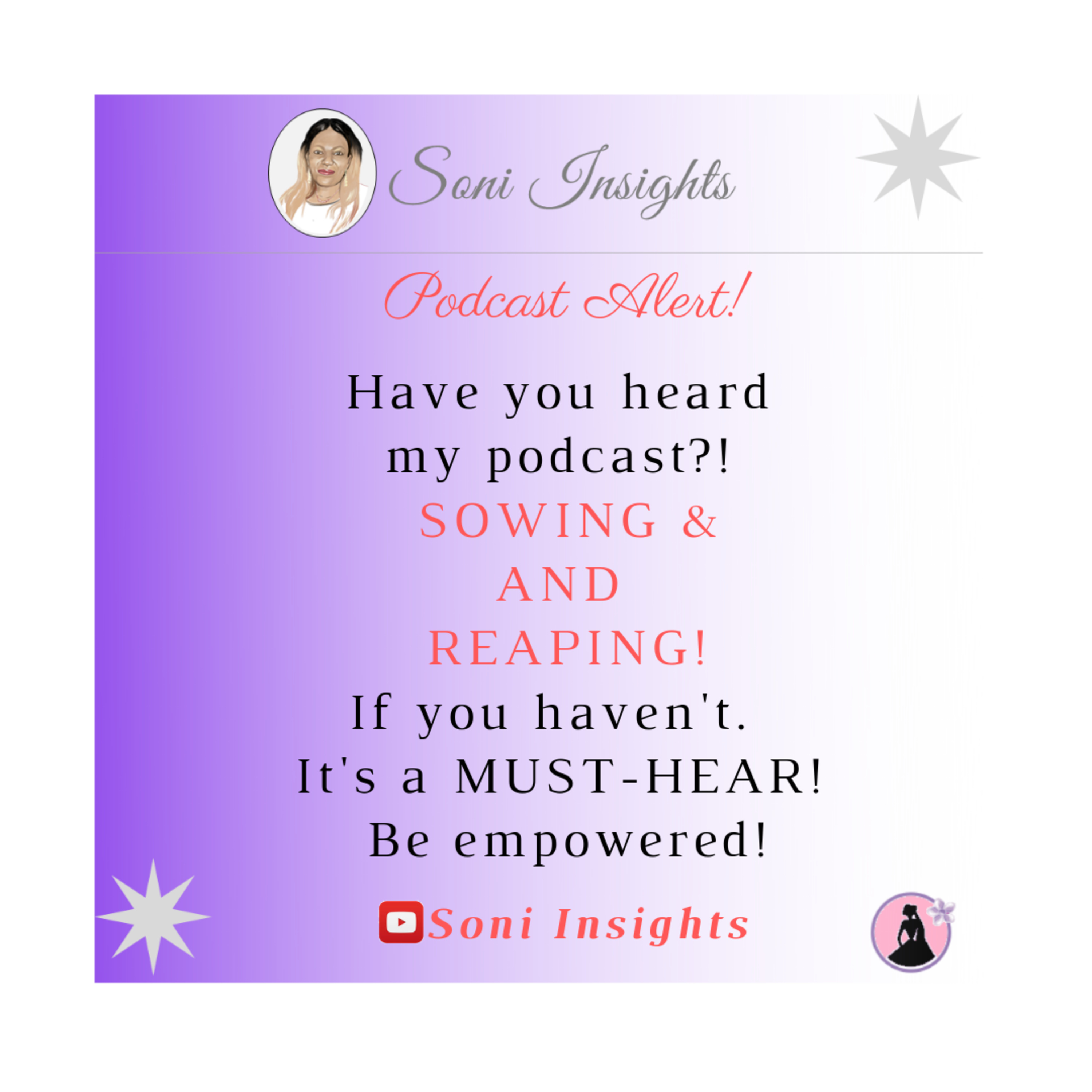 Sowing & Reaping // @soniinsights Sowing & Reaping // @soniinsights