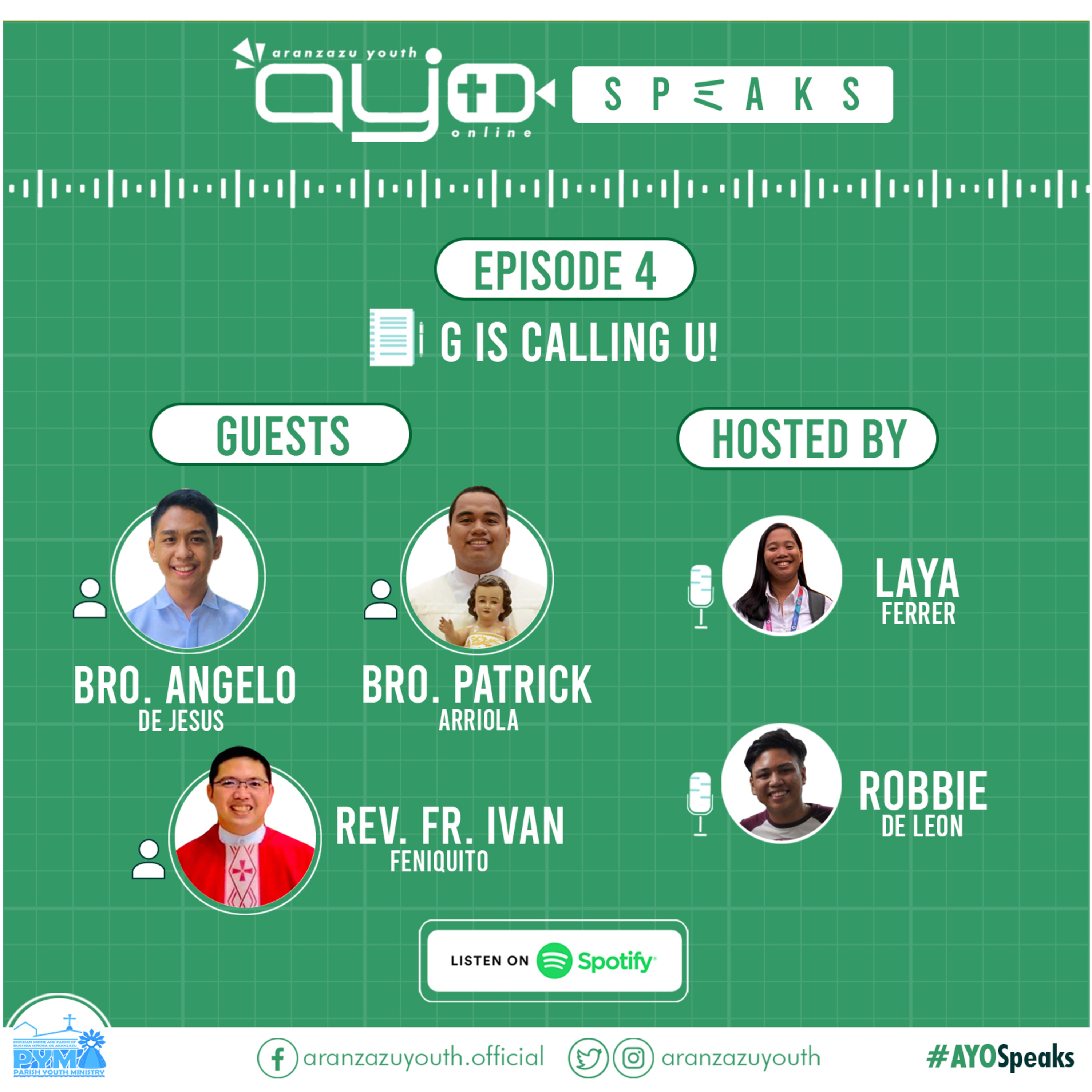 AYO Speaks Episode 4: G is calling U! episode artwork