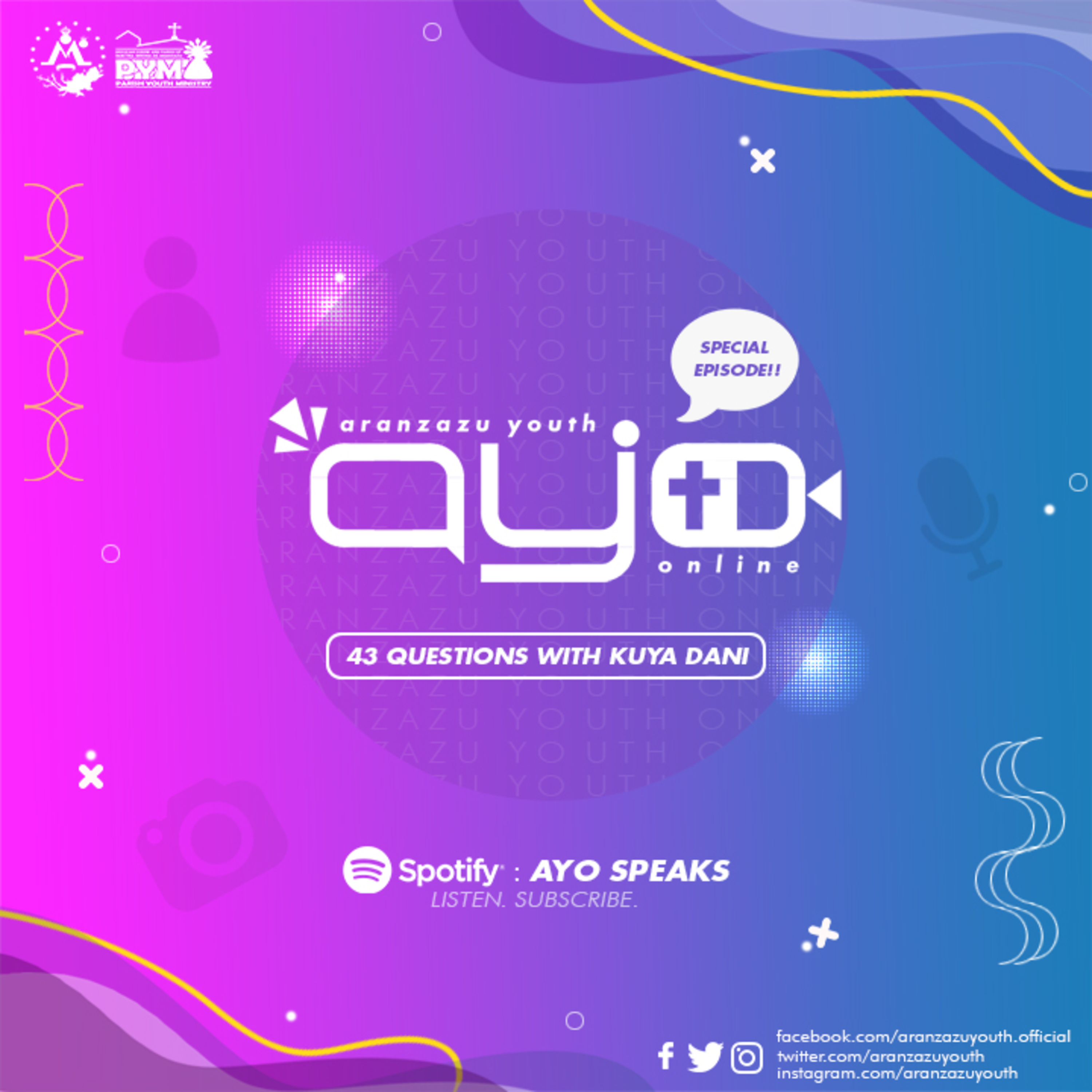 AYO Speaks Special Episode: 43 Questions with Kuya Dani Villanueva  episode artwork