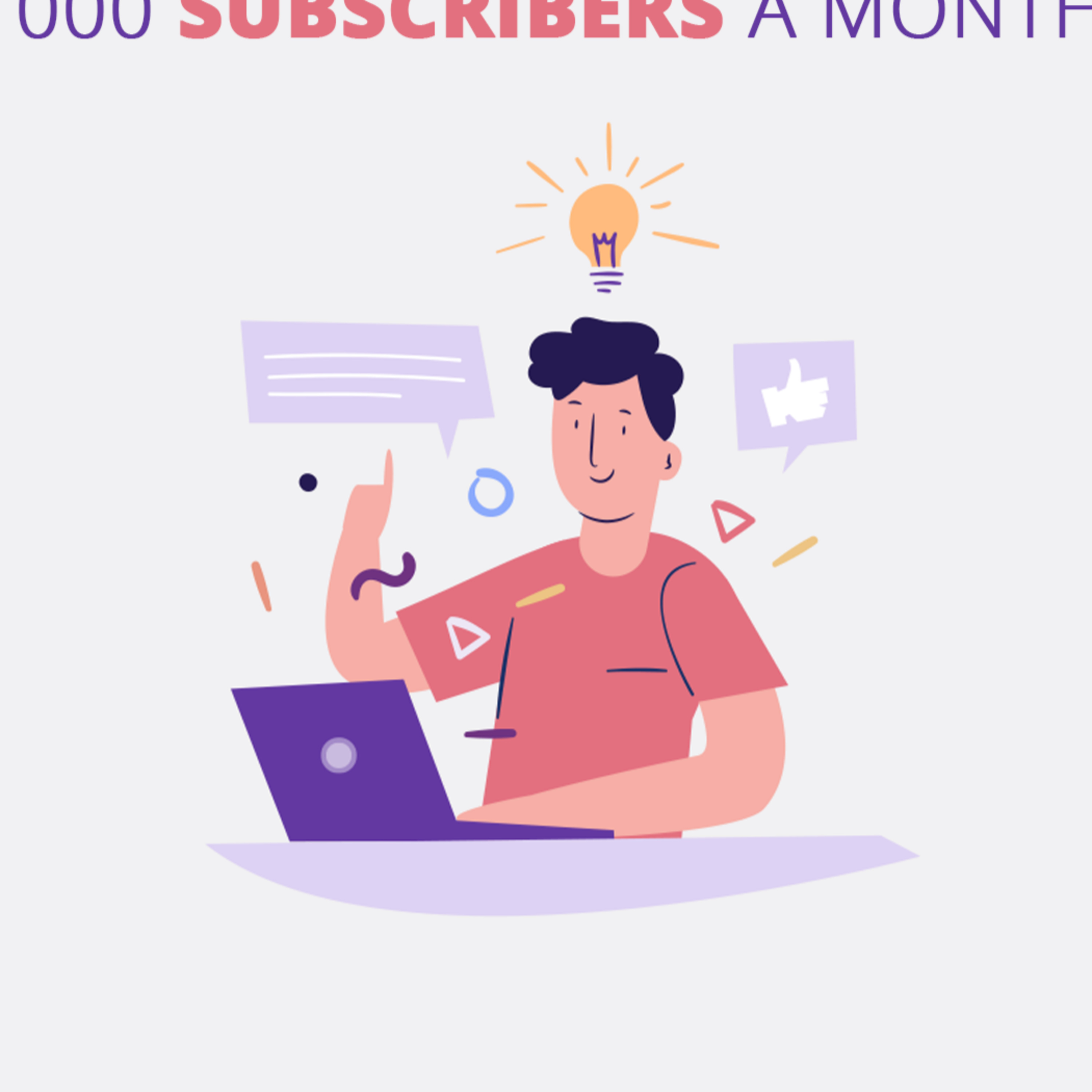 1000 Subscribers a Month episode artwork