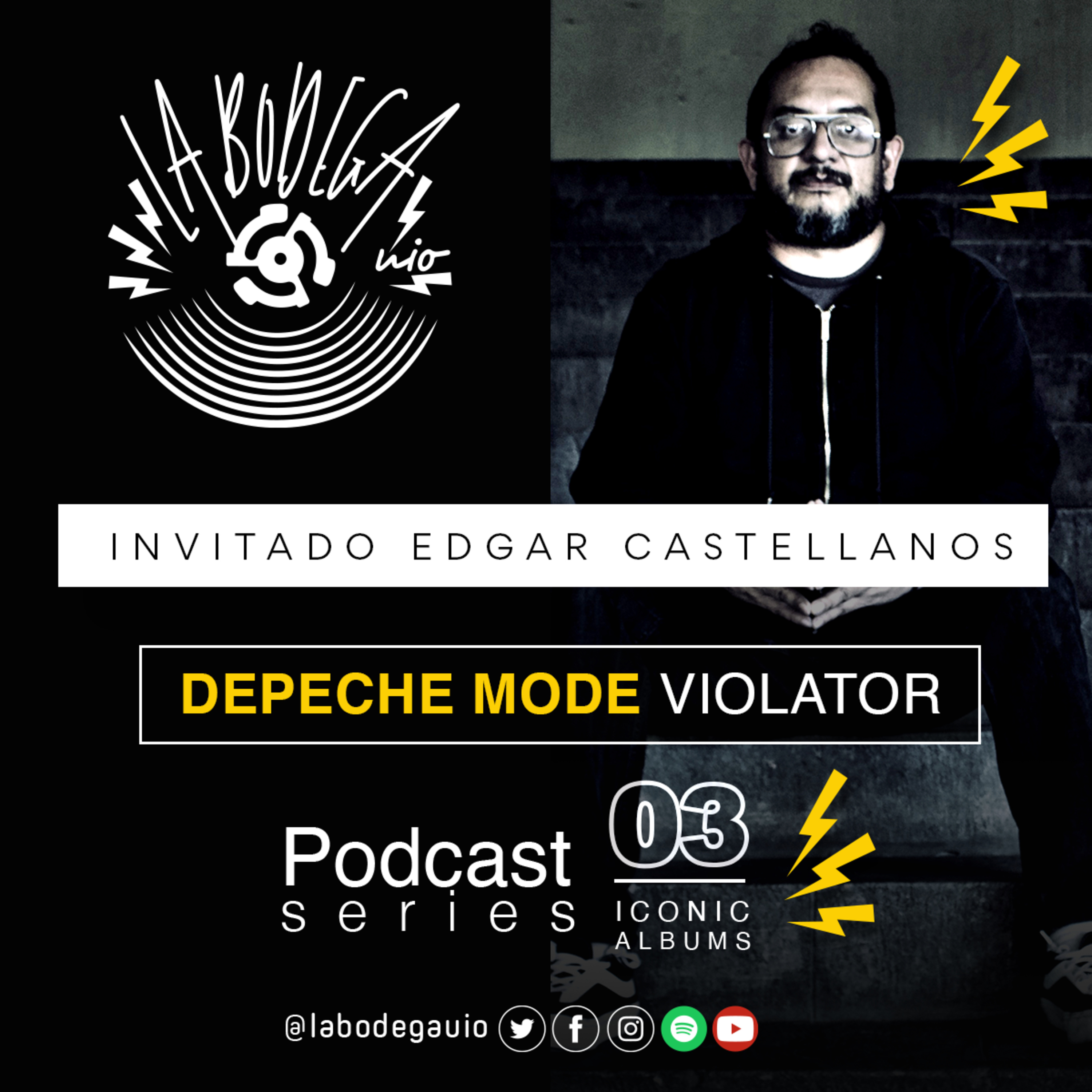 LaBodegaUIO Iconic Albums Podcast Series #3 Depeche Mode “VIOLATOR” episode artwork