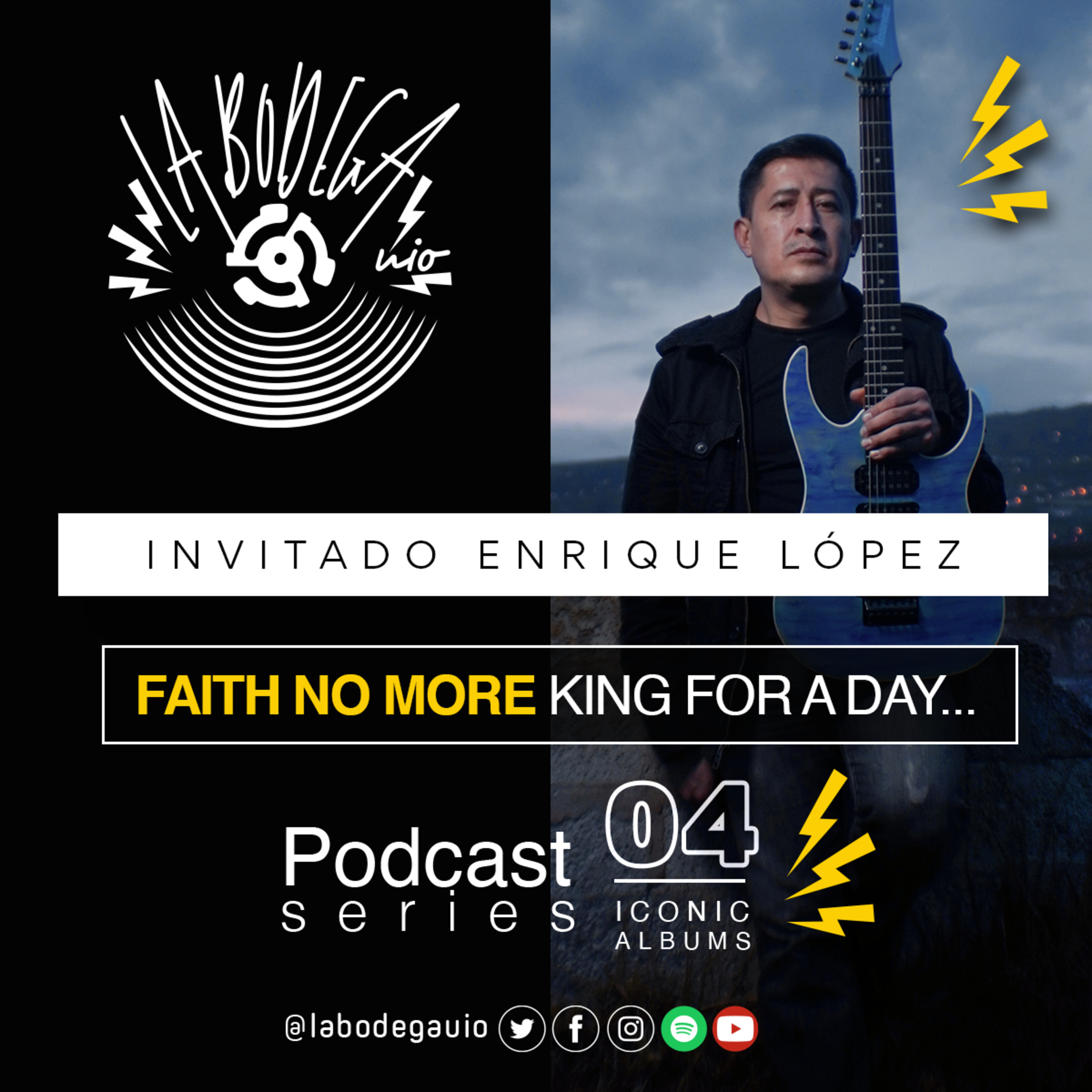 LaBodegaUIO Iconic Albums Podcast Series #4 Faith No More “KING FOR A DAY... FOOL FOR A LIFETIME”