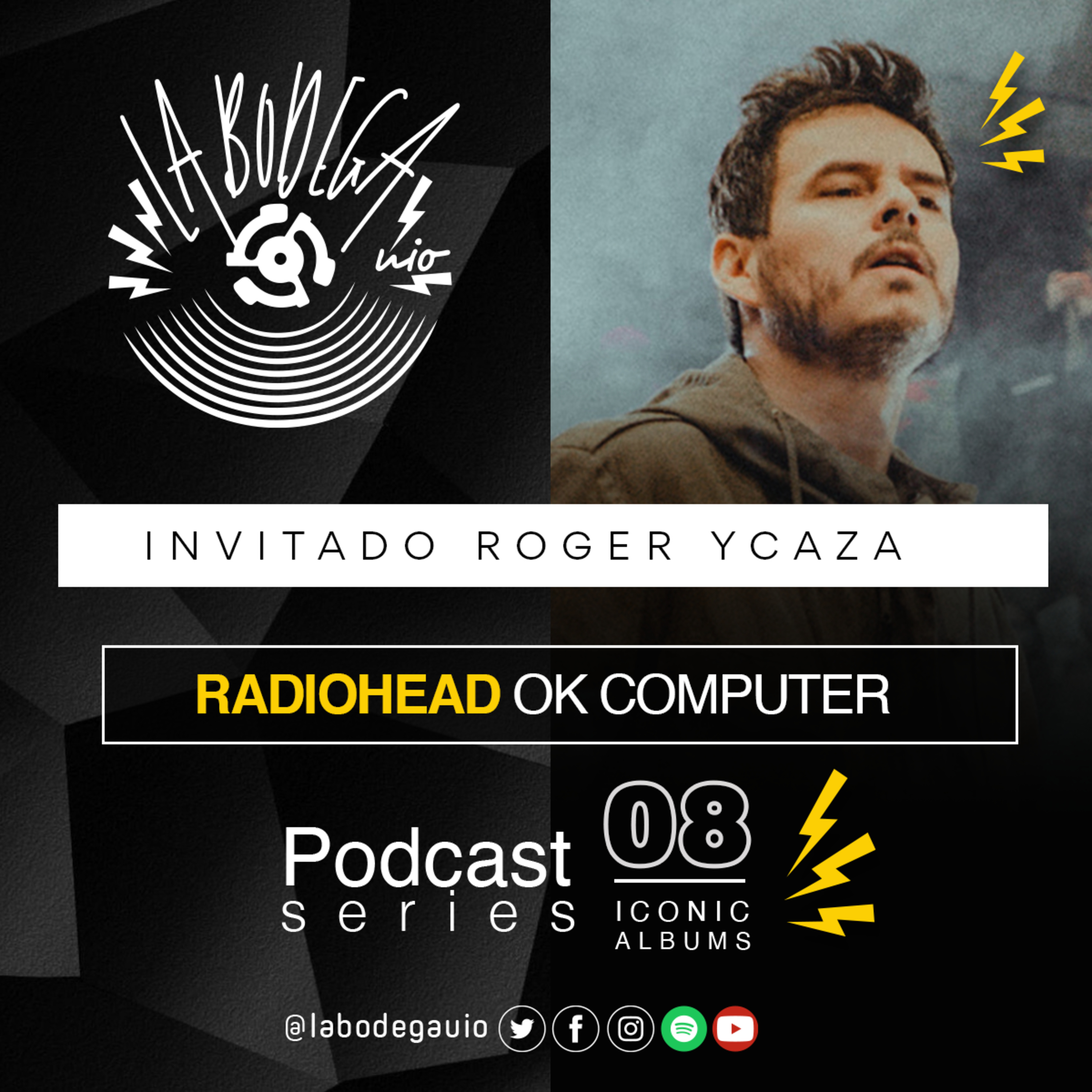 LaBodegaUIO Iconic Albums Podcast Series #8 RADIOHEAD “OK COMPUTER” episode artwork