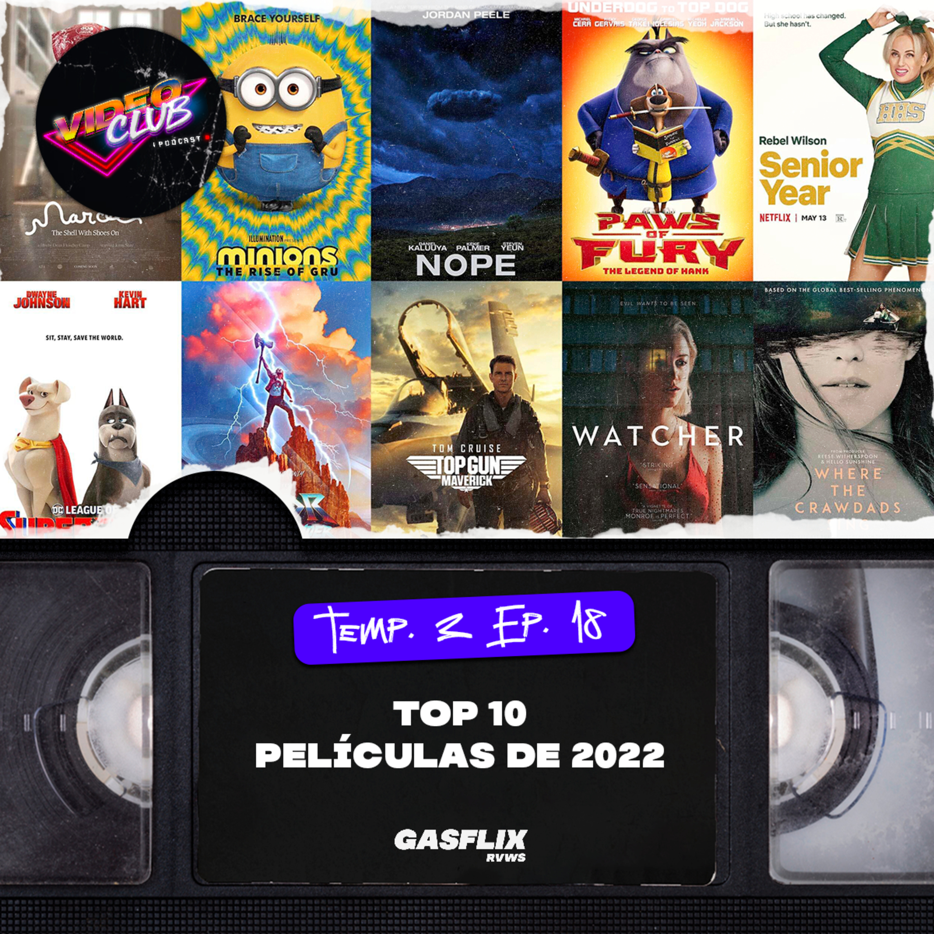 TOP 10 PELÍCULAS DE 2022 - VIDEOCLUB PODCAST TEMA 1 EP. 18 episode artwork