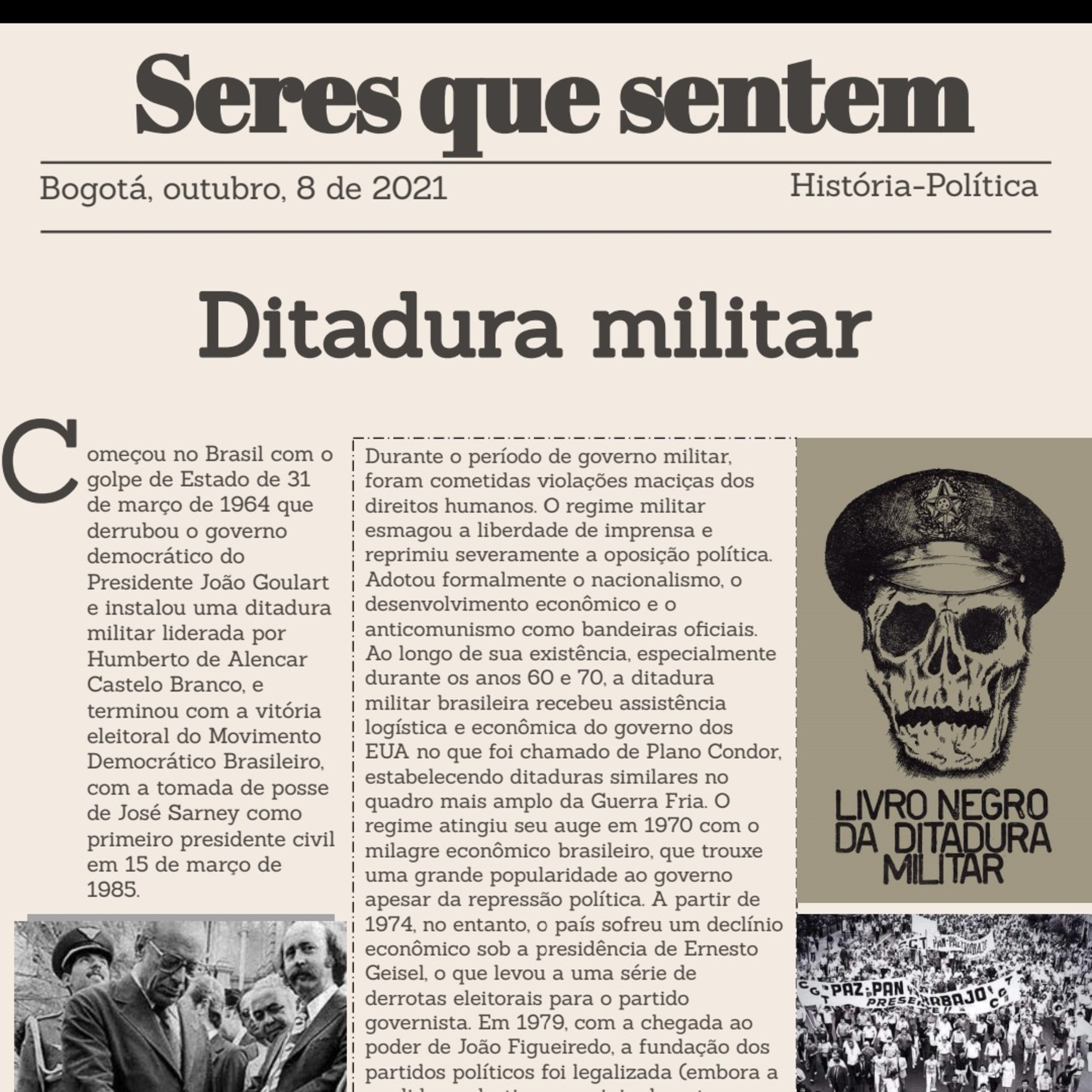Seres que sentem - Ditadura militar (no hace parte de joya de la literatura) episode artwork