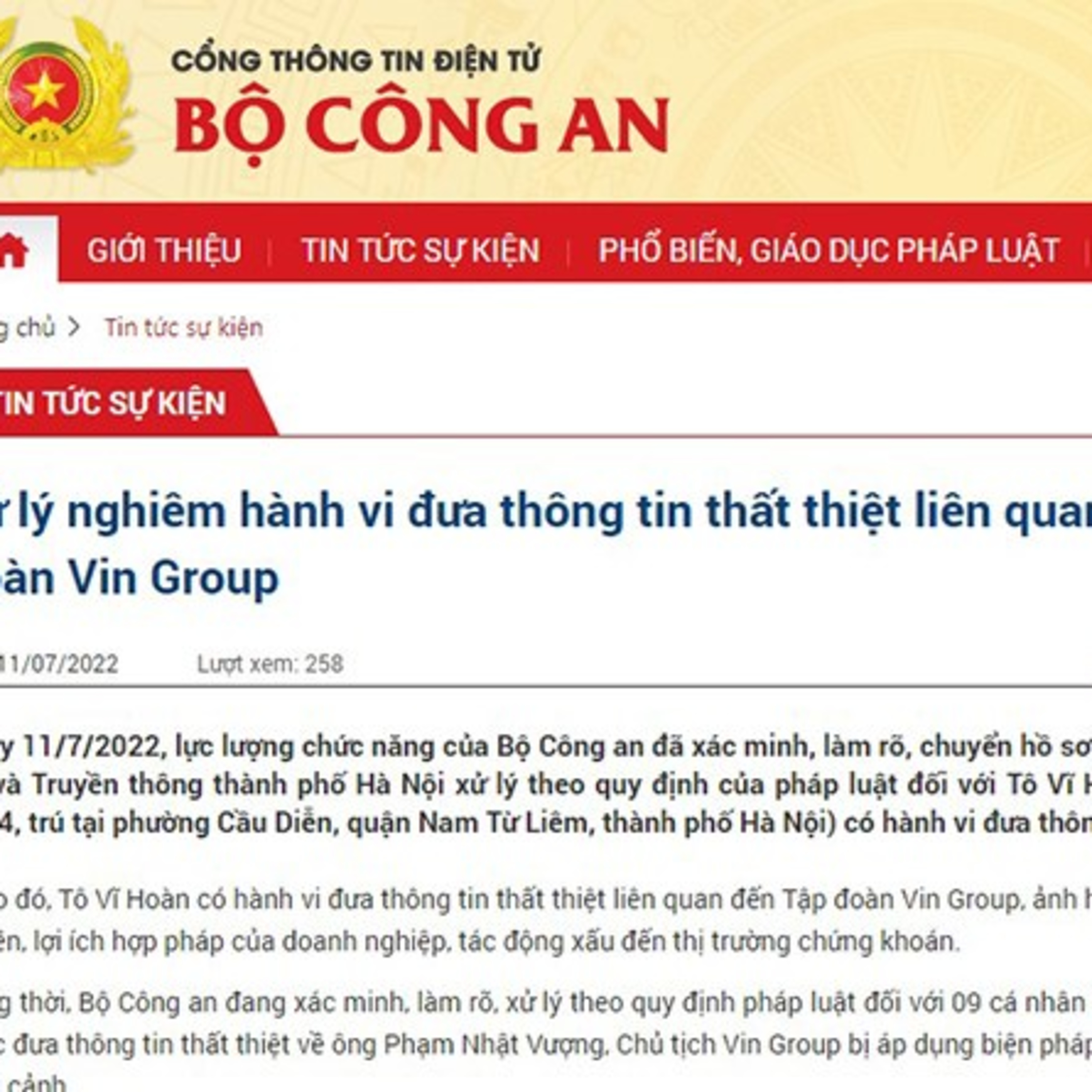 Thời sự 18h (11/7/2022)