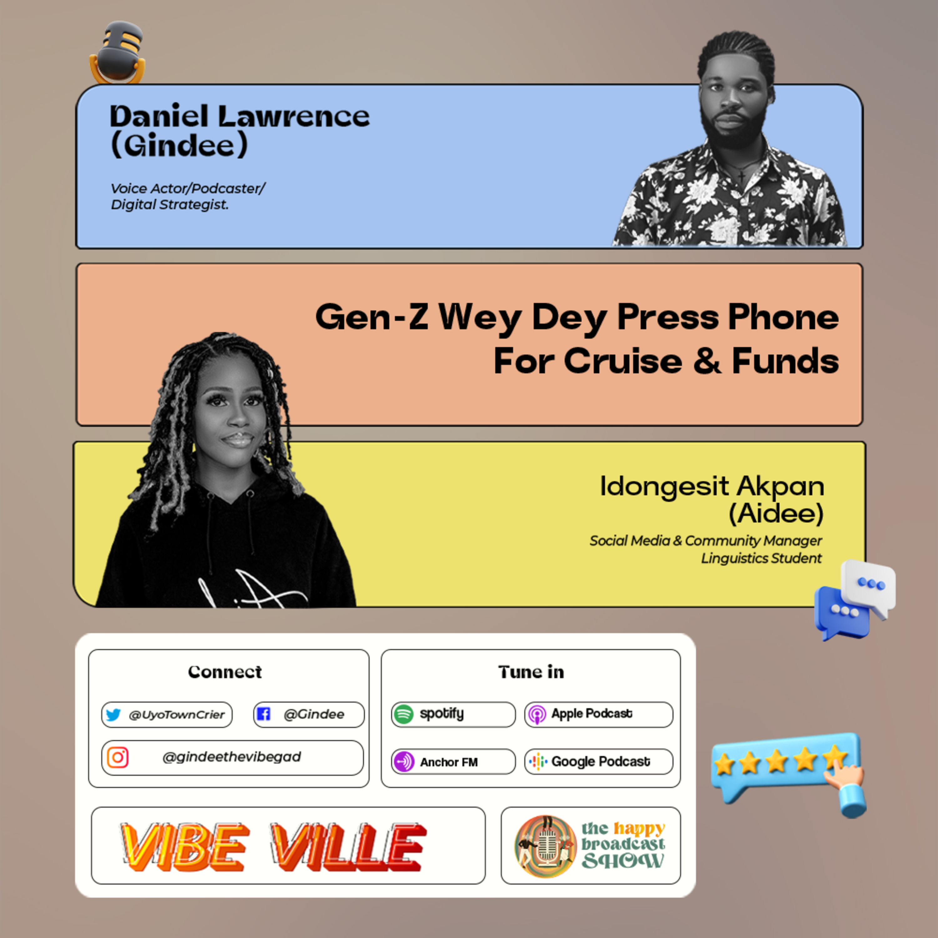 GenZ Wey Dey Press Phone For Cruise And Funds (Vibe Ville)