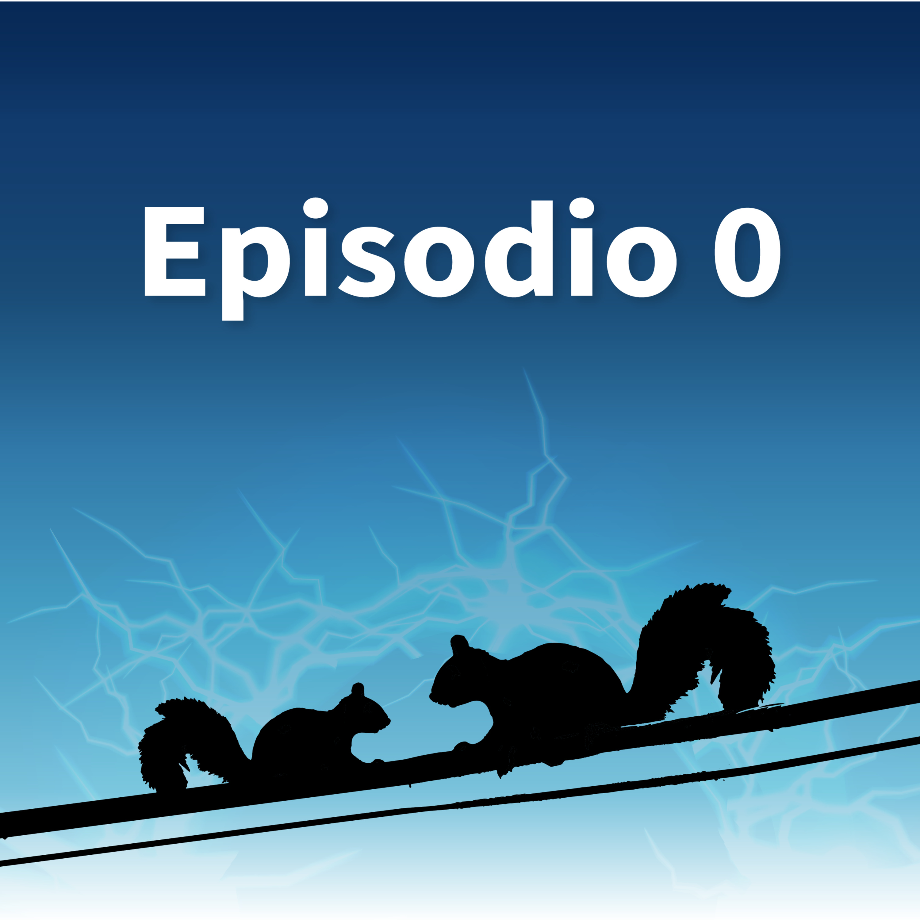 Las ardillas en el cable