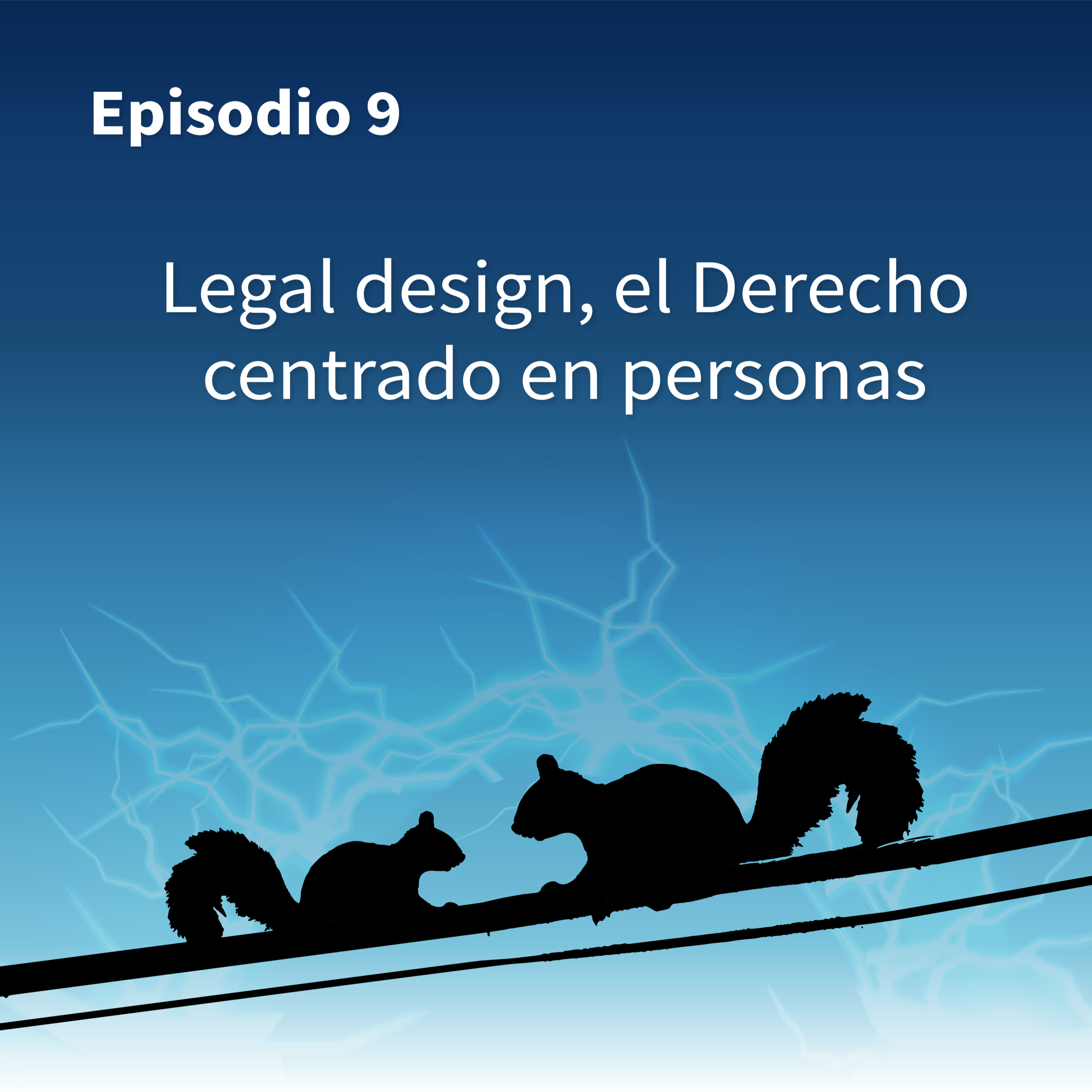 Las ardillas en el cable