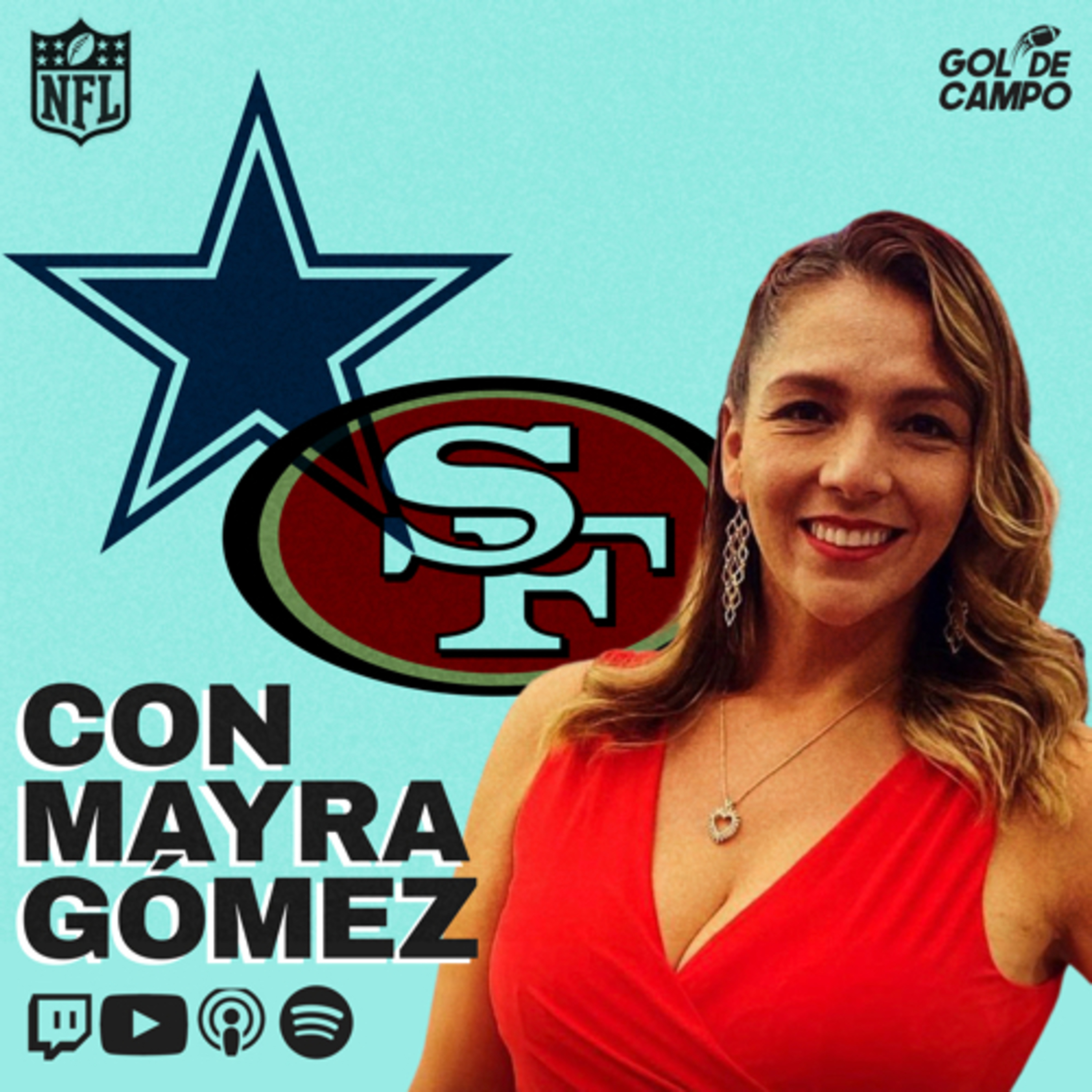 206 - Previo de Cowboys vs 49ers con Mayra Gómez episode artwork