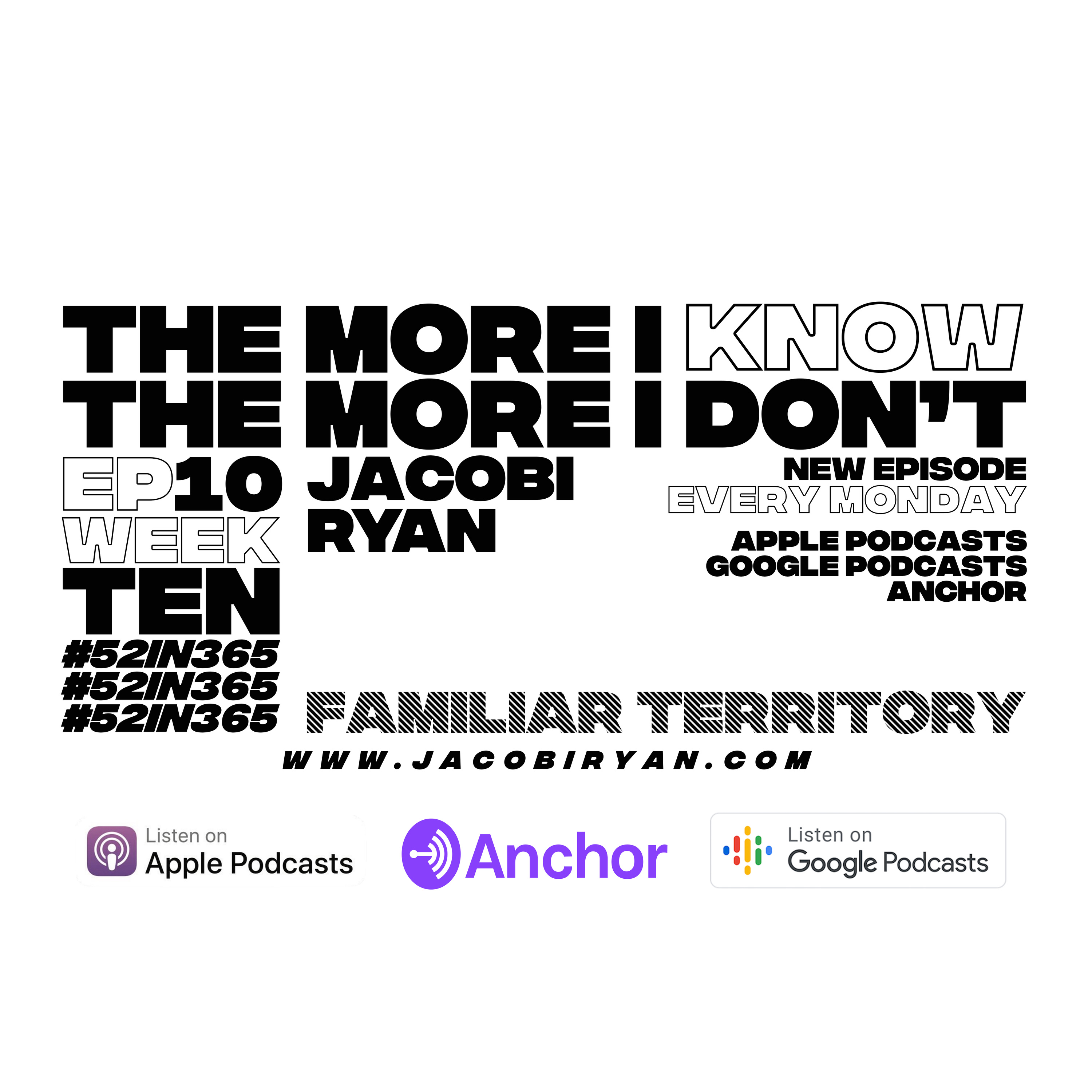 #52in365: The More I Know The More I Don’t