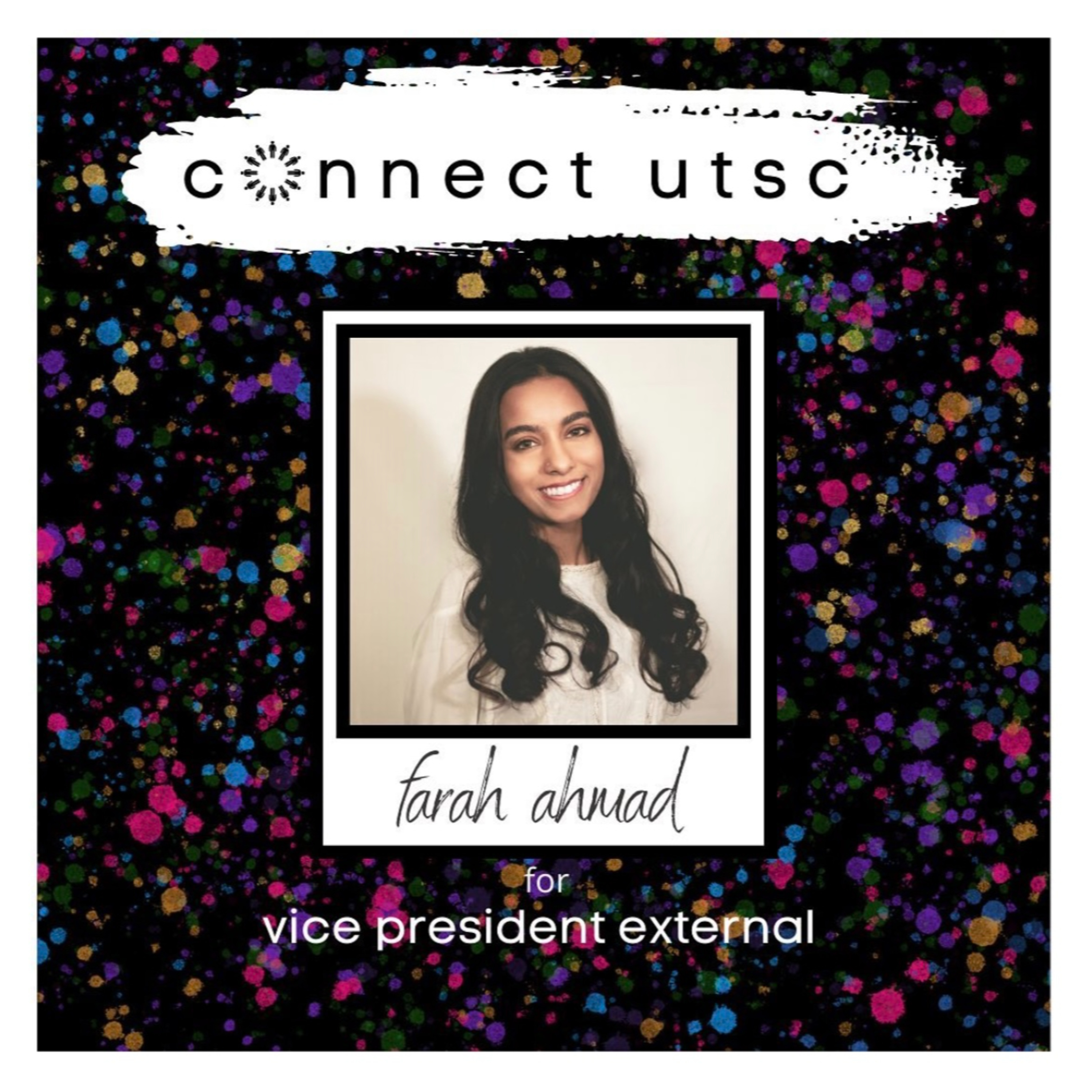 Farah Ahmad, VP External candidate #scsu21 