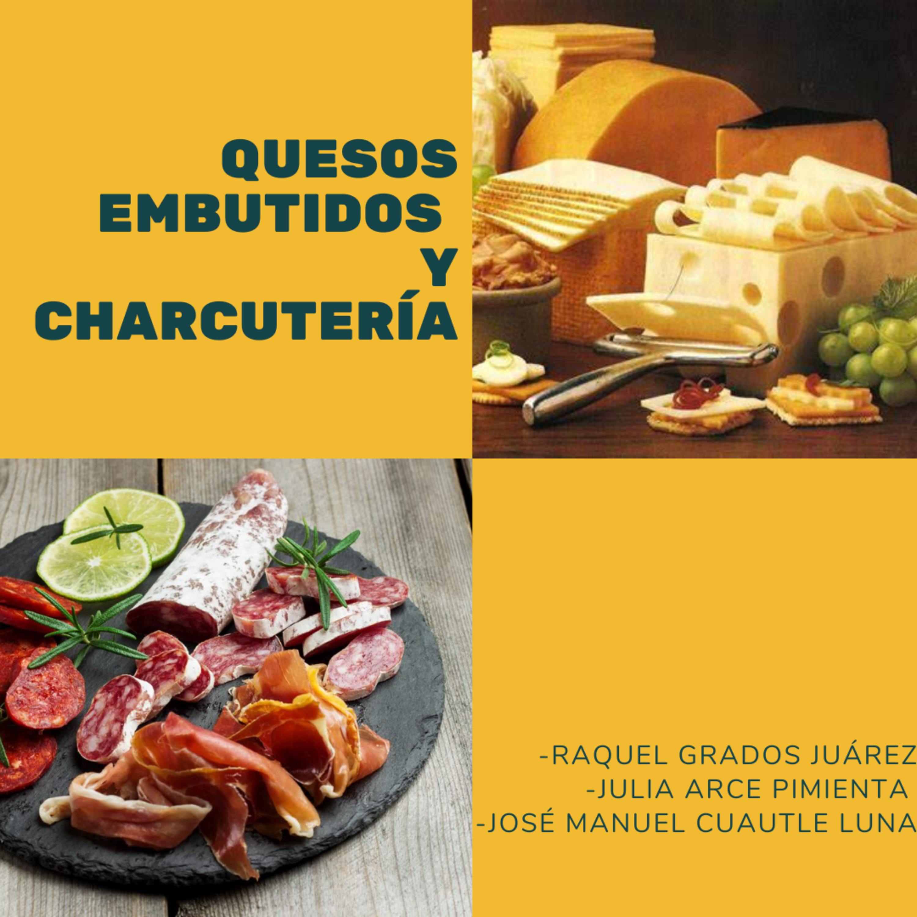 Quesos, embutidos y charcutería