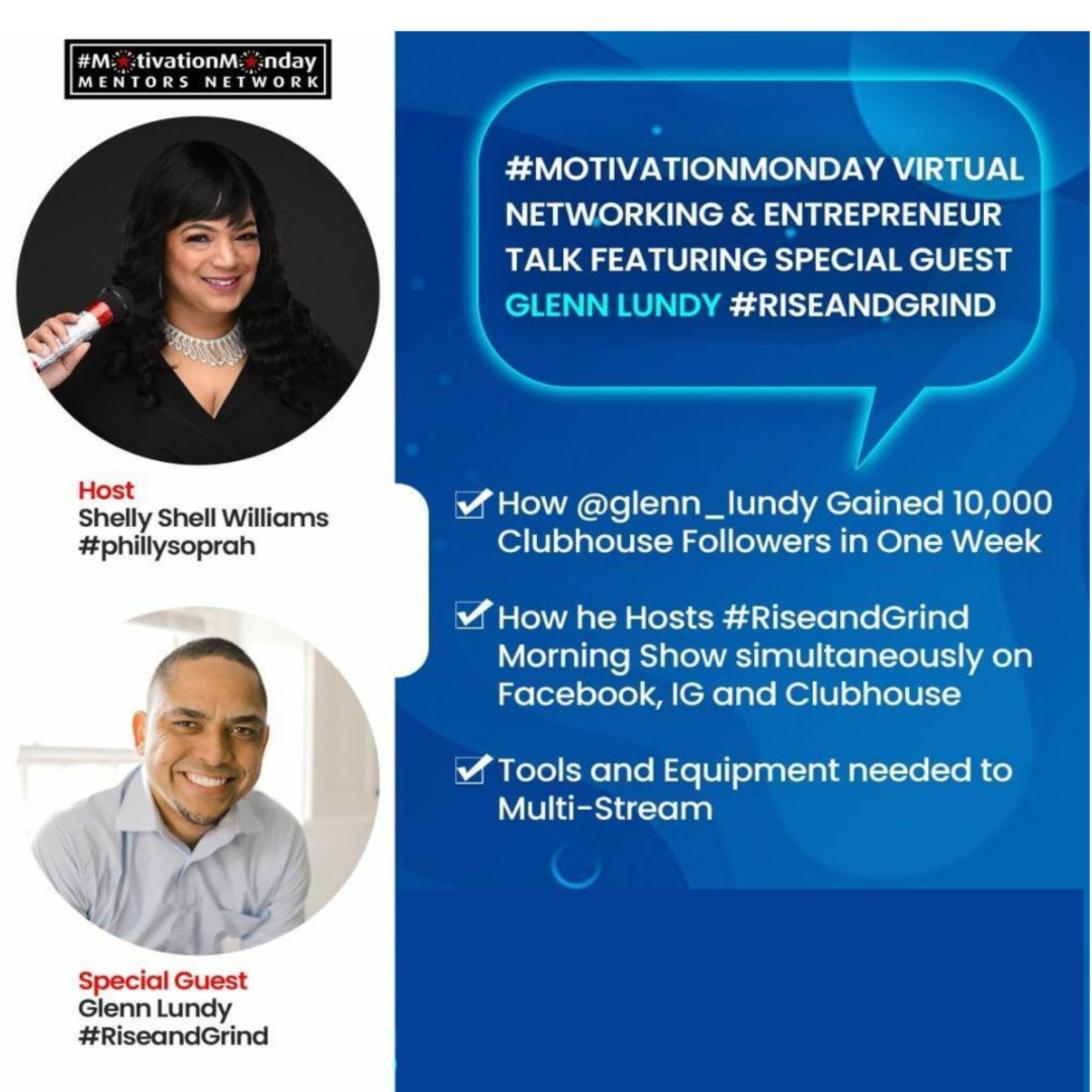 Shelly Shell Williams #PhillysOprahpresents Media Mentors Sessions & #MotivationMondayMentors