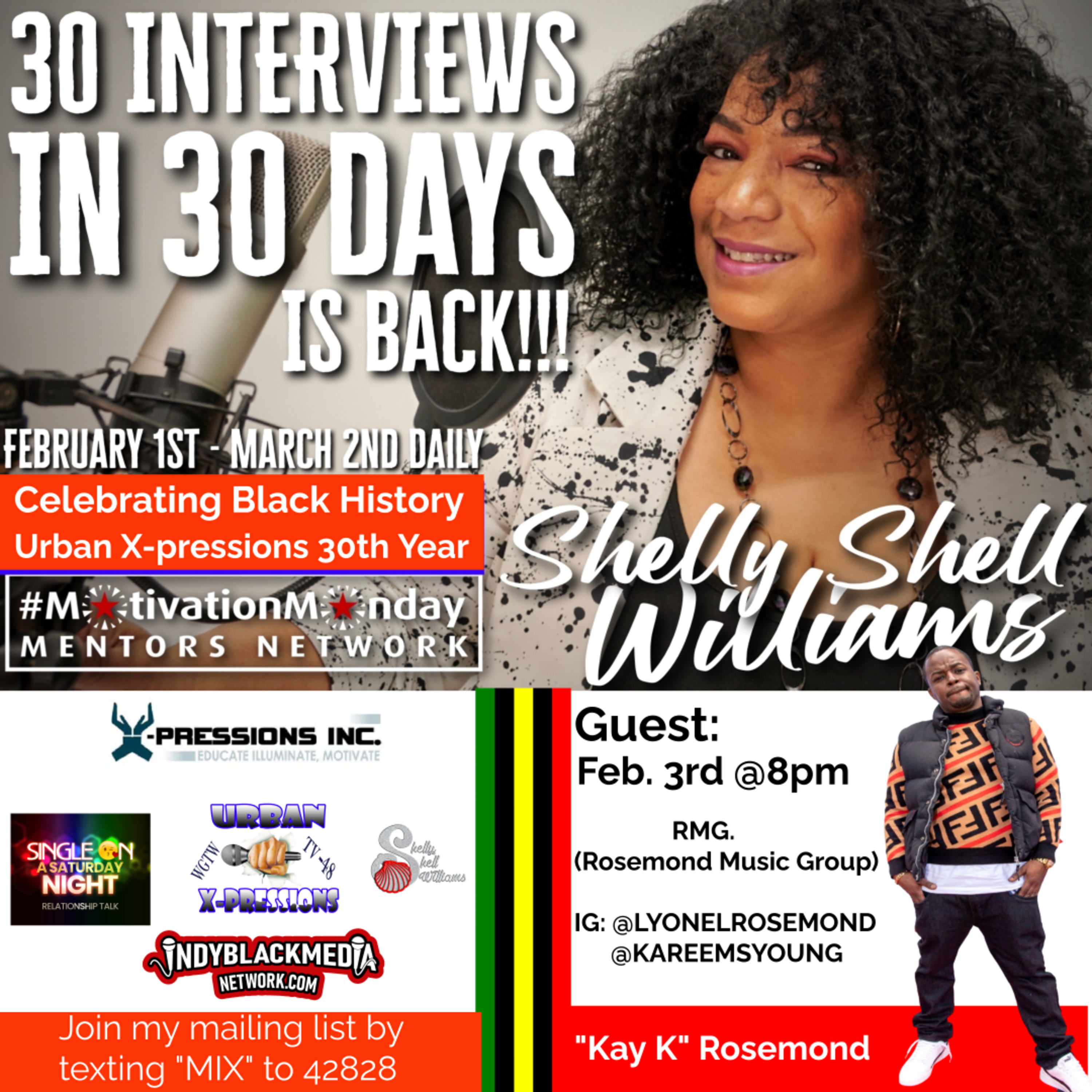 Shelly Shell Williams #PhillysOprahpresents Media Mentors Sessions & #MotivationMondayMentors
