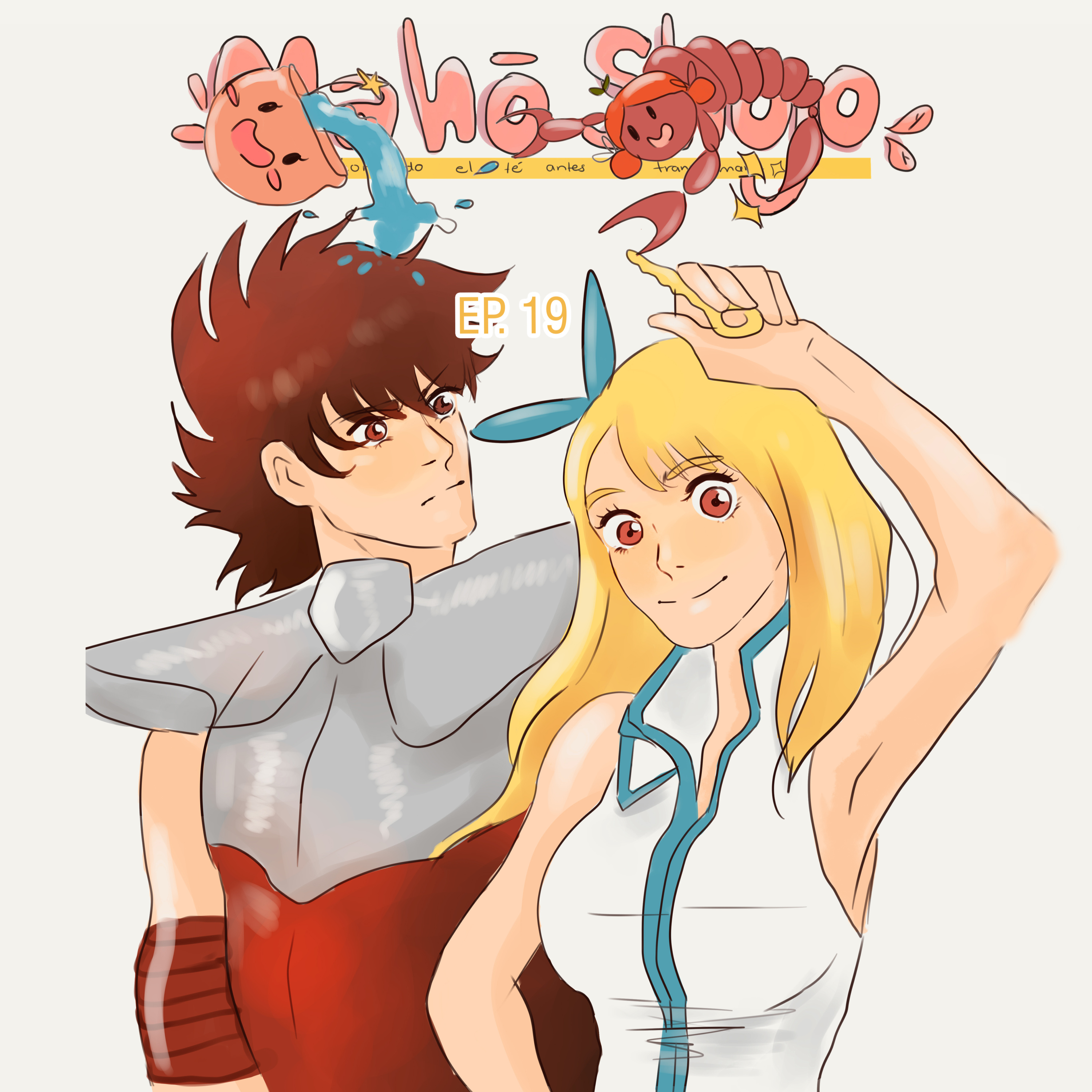 Portada de Maho Shojo tomando el té antes de transformarse