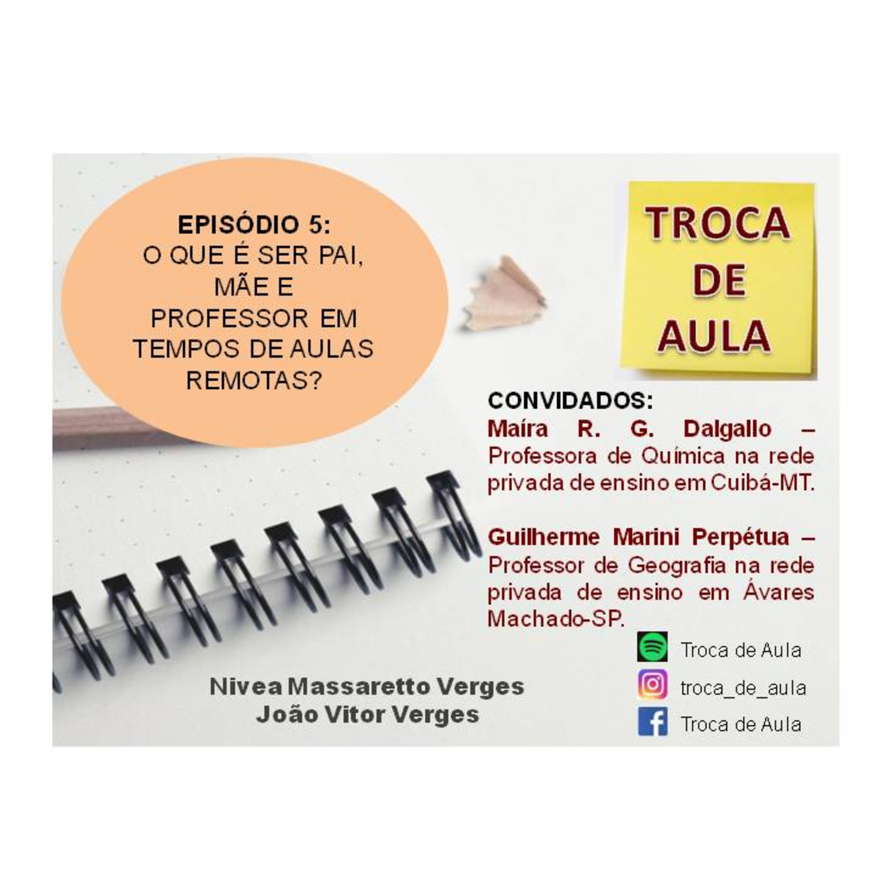Episódio 5: O que é ser mãe, pai e professor em tempos de aulas remotas? episode artwork