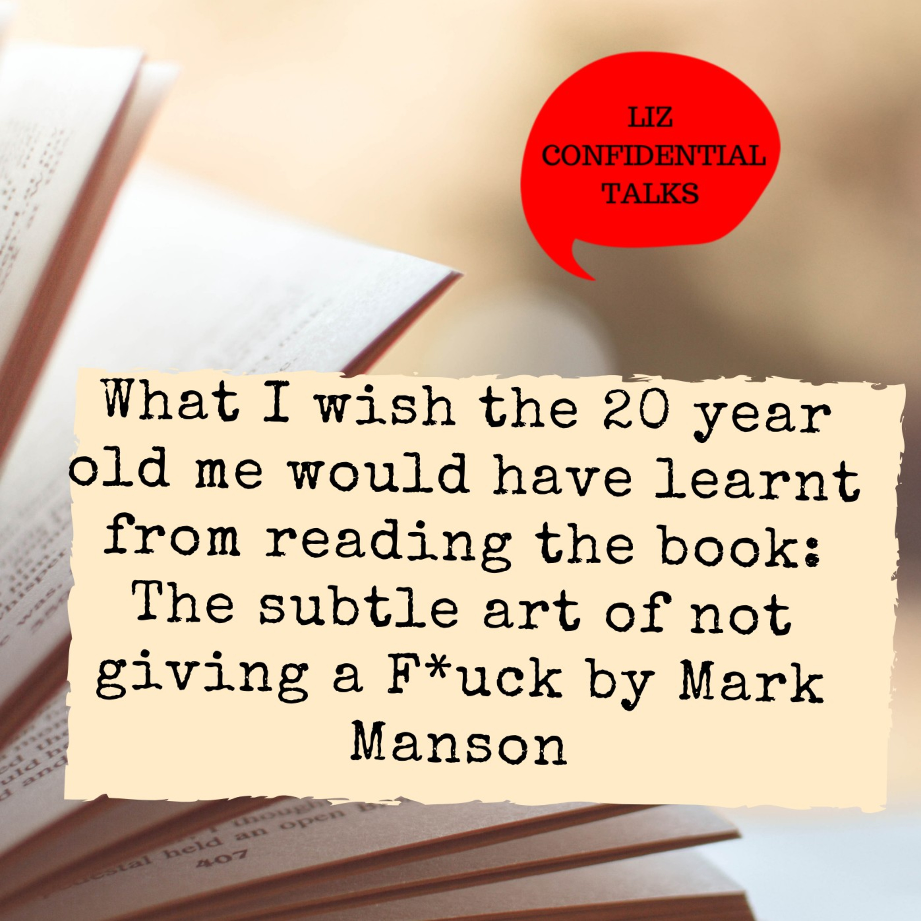 This episode is about some of the seven take home pointers that would help a twenty year old.