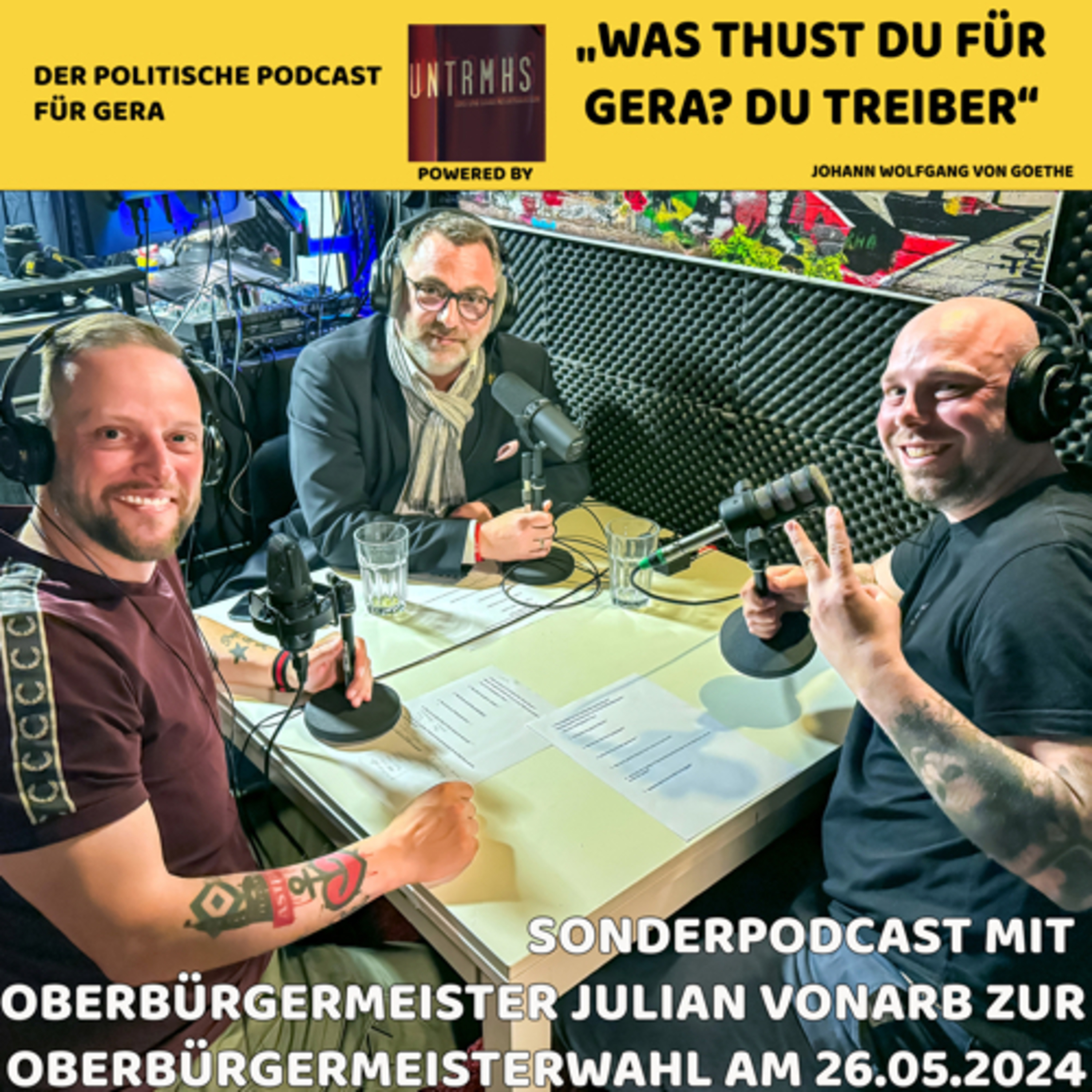 38. Podcast - Sonderpodcast zur Oberbürgermeisterwahl in Gera am 26.05.2024  episode artwork