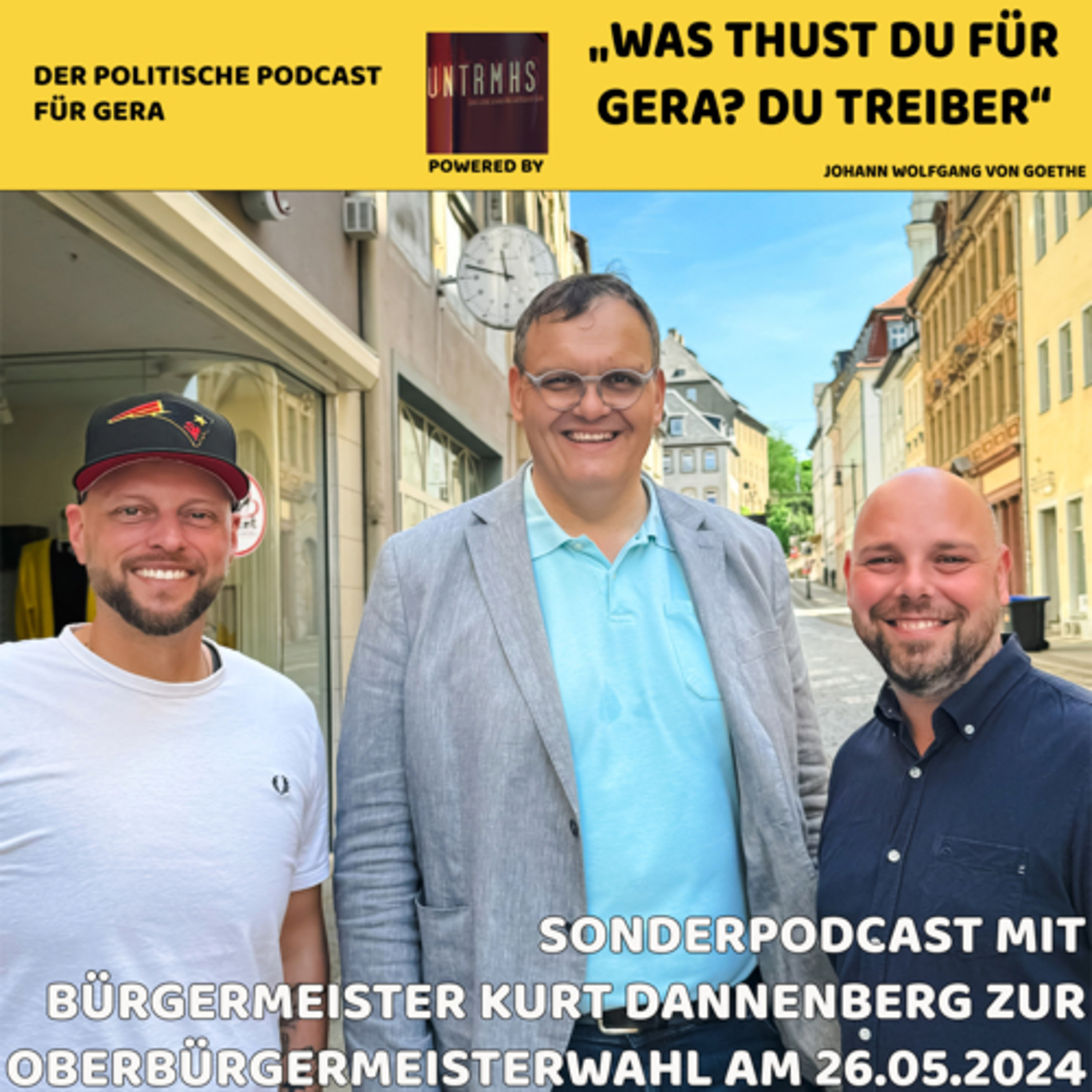 39. Podcast - Sonderpodcast zur Oberbürgermeisterwahl in Gera am 26.05.2024 episode artwork