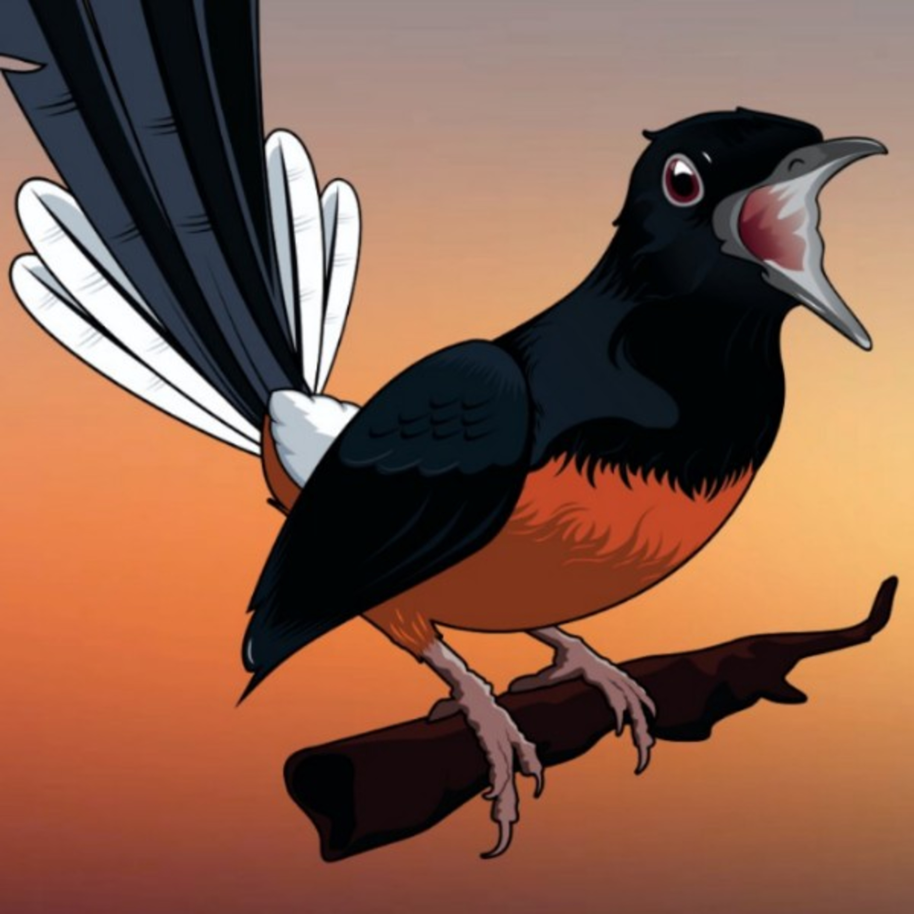 6000 Gambar Burung Kacer Kartun Gratis Terbaik