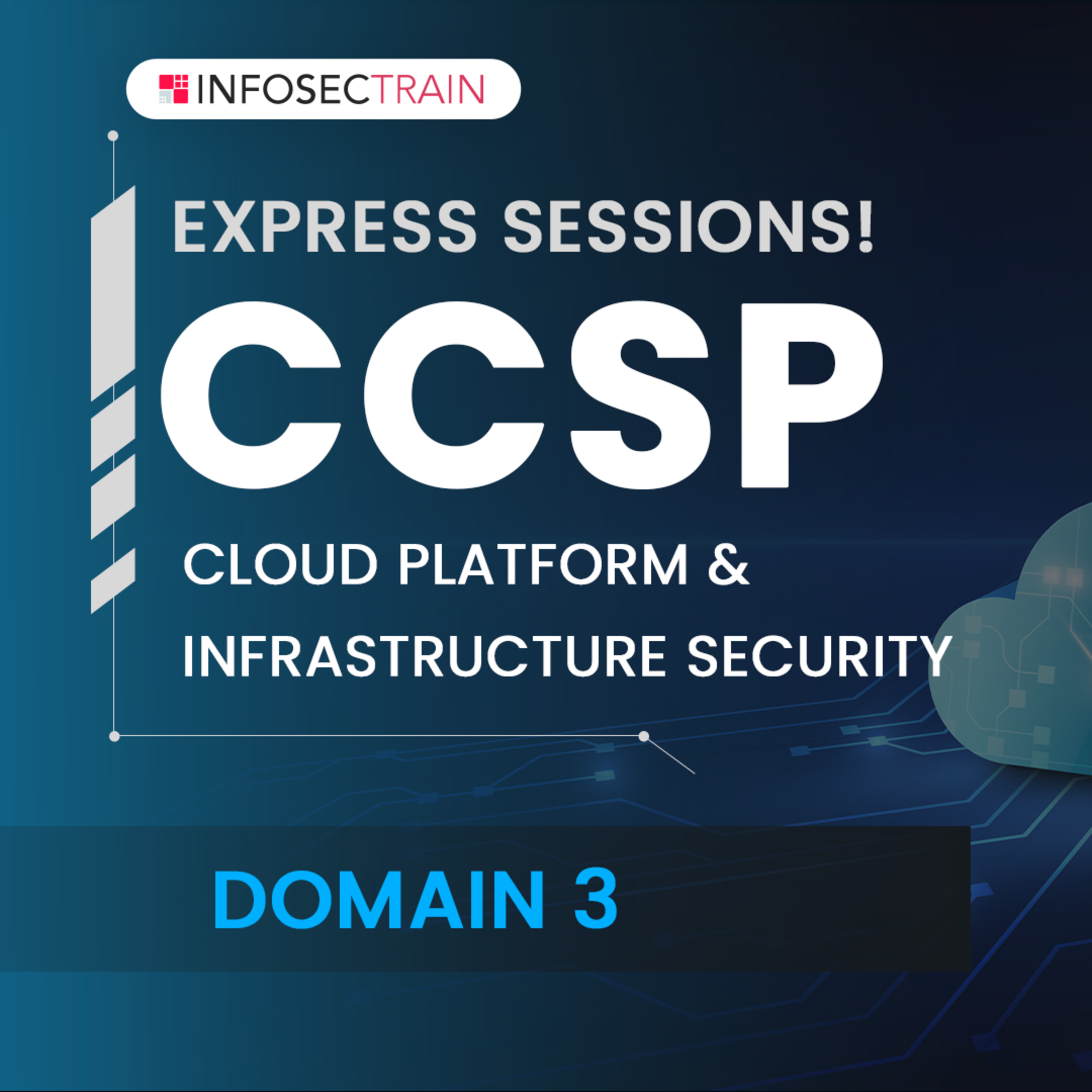 CCSP Domain 3: Cloud Platform & Infrastructure Security | InfosecTrain episode artwork