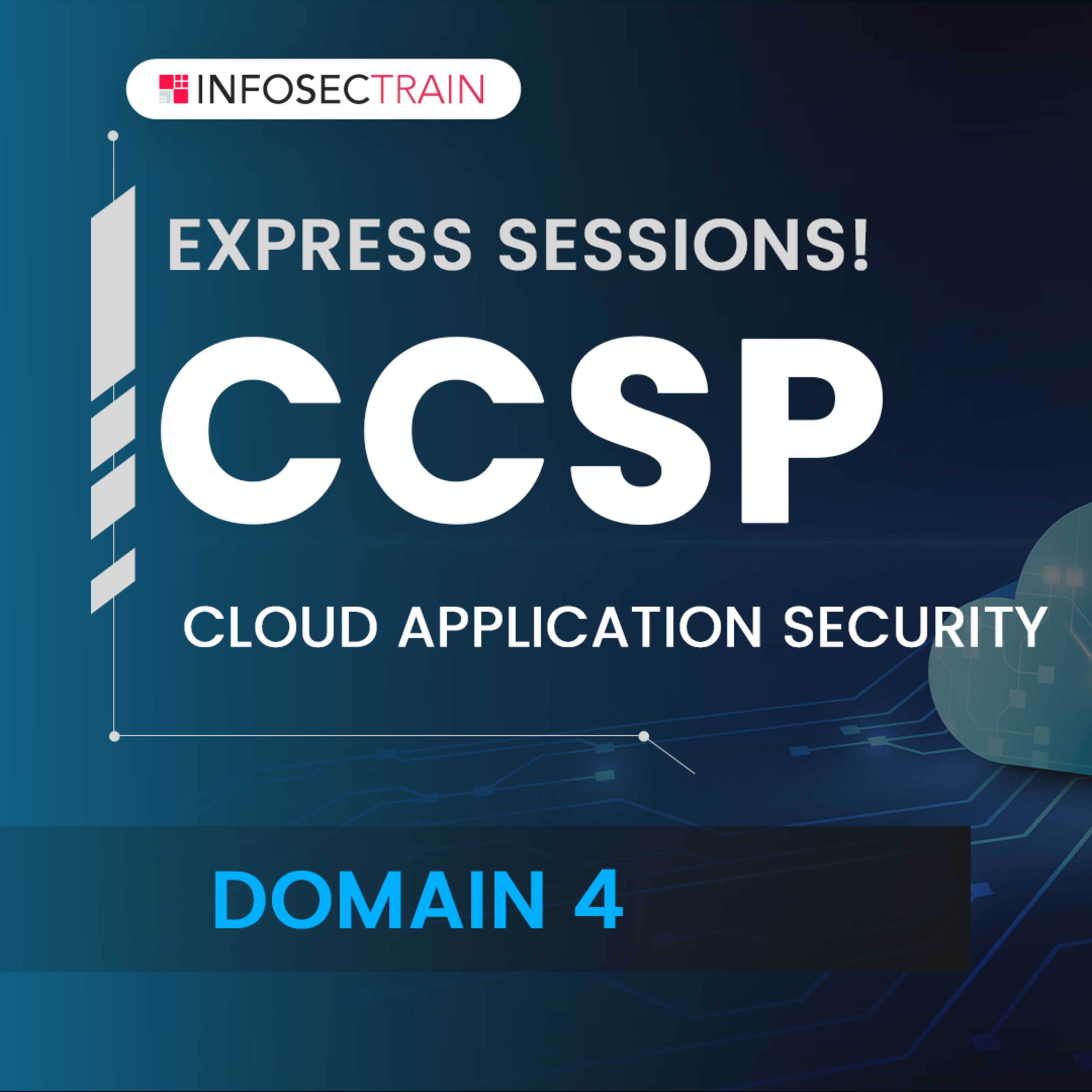 CCSP Domain 4 : Cloud Application Security | Identity and Access Management | InfosecTrain episode artwork