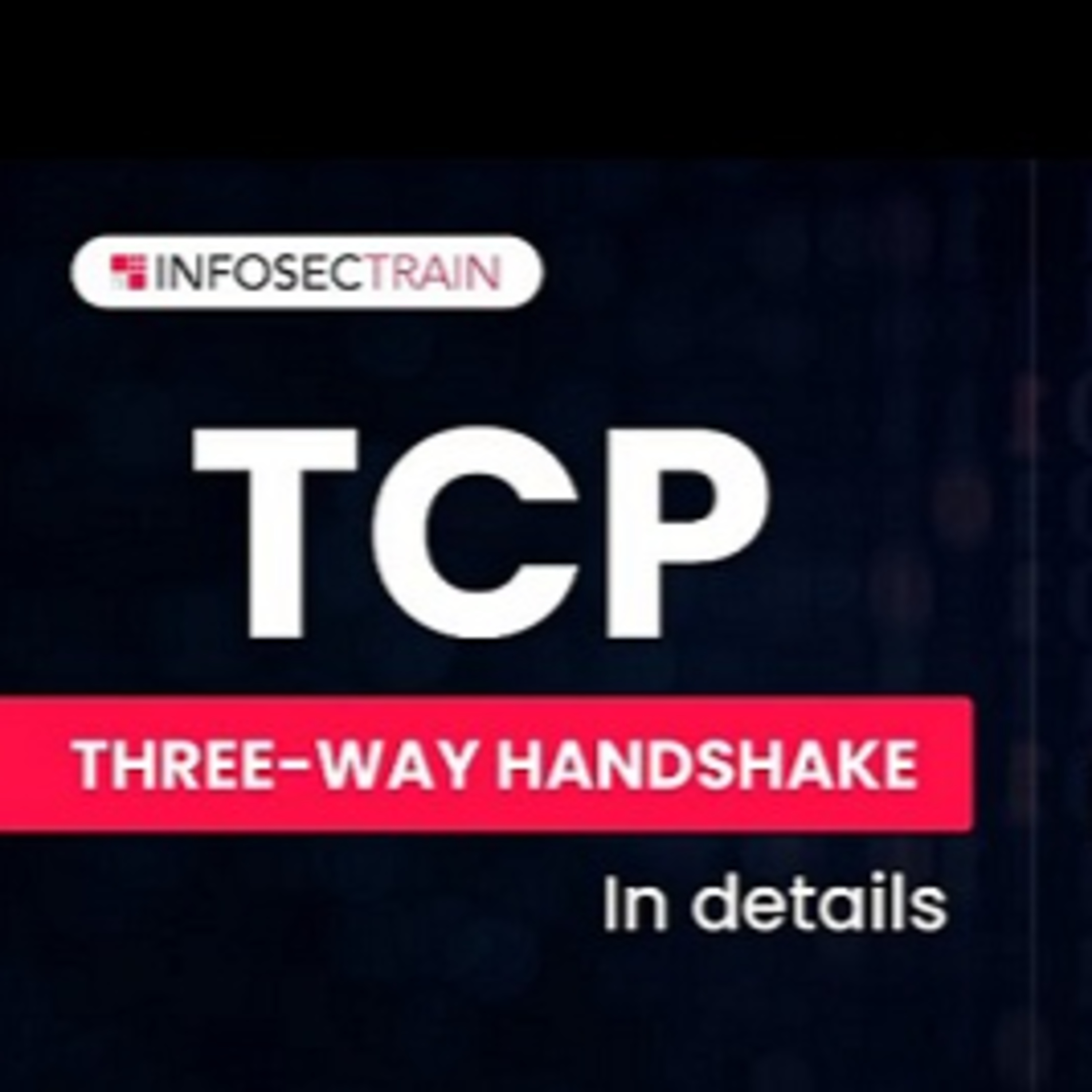 TCP - Three-way handshake in detail | TCP 3-Way Handshake Process | InfosecTrain episode artwork