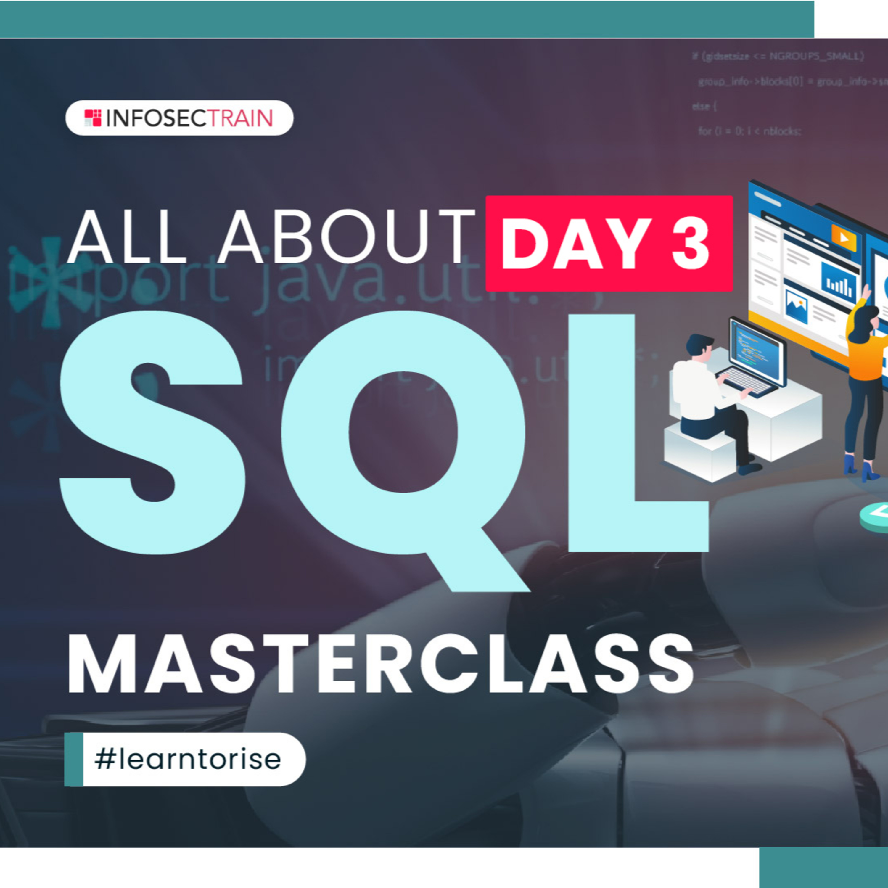 All About SQL (Structured Query Language) Masterclass Day 3 | InfosecTrain episode artwork