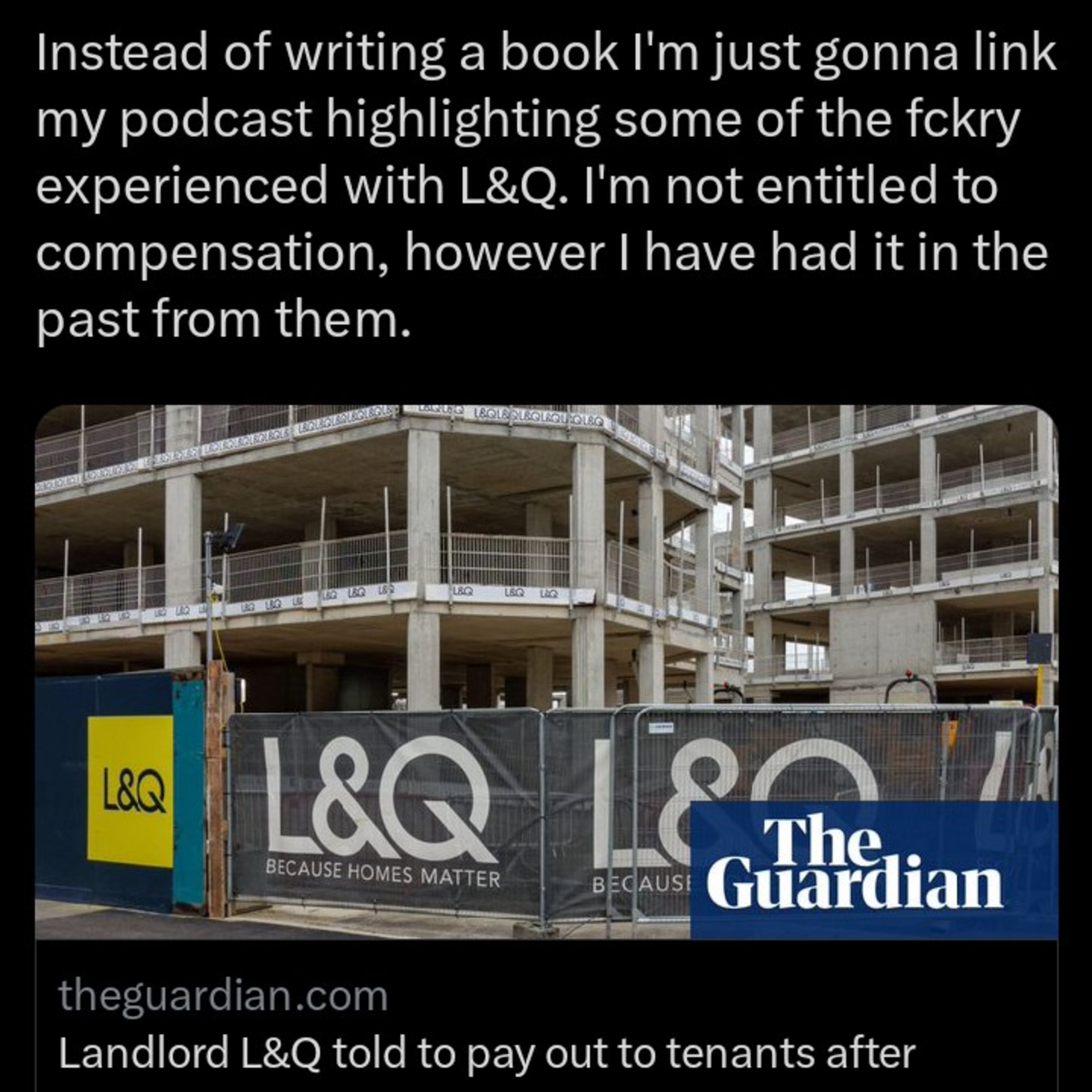 London & Quadrant's Compensation Scheme - How Do The Residents REALLY feel?