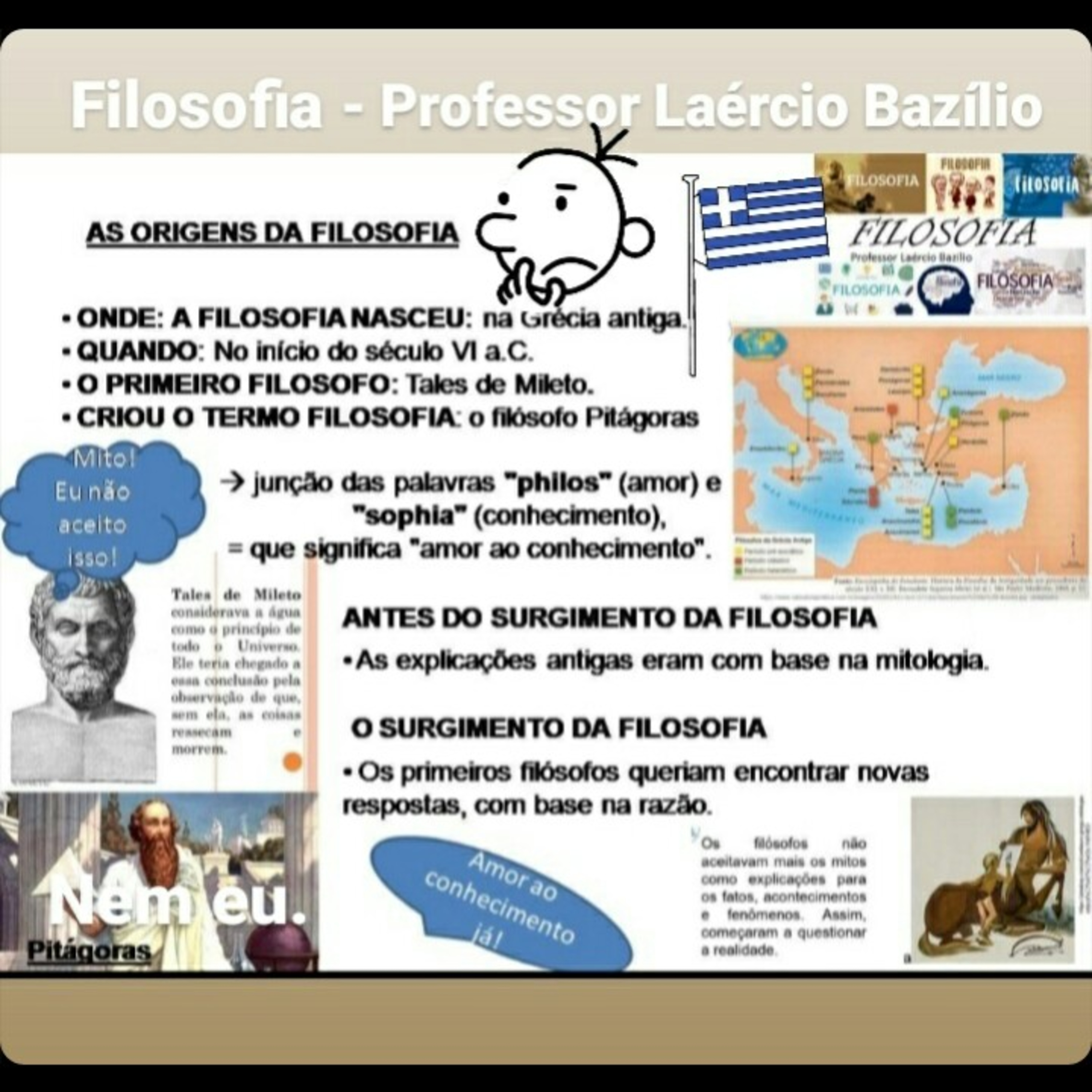 O Estudo do Espaço Geográfico, Com o Professor Laércio Bazílio
