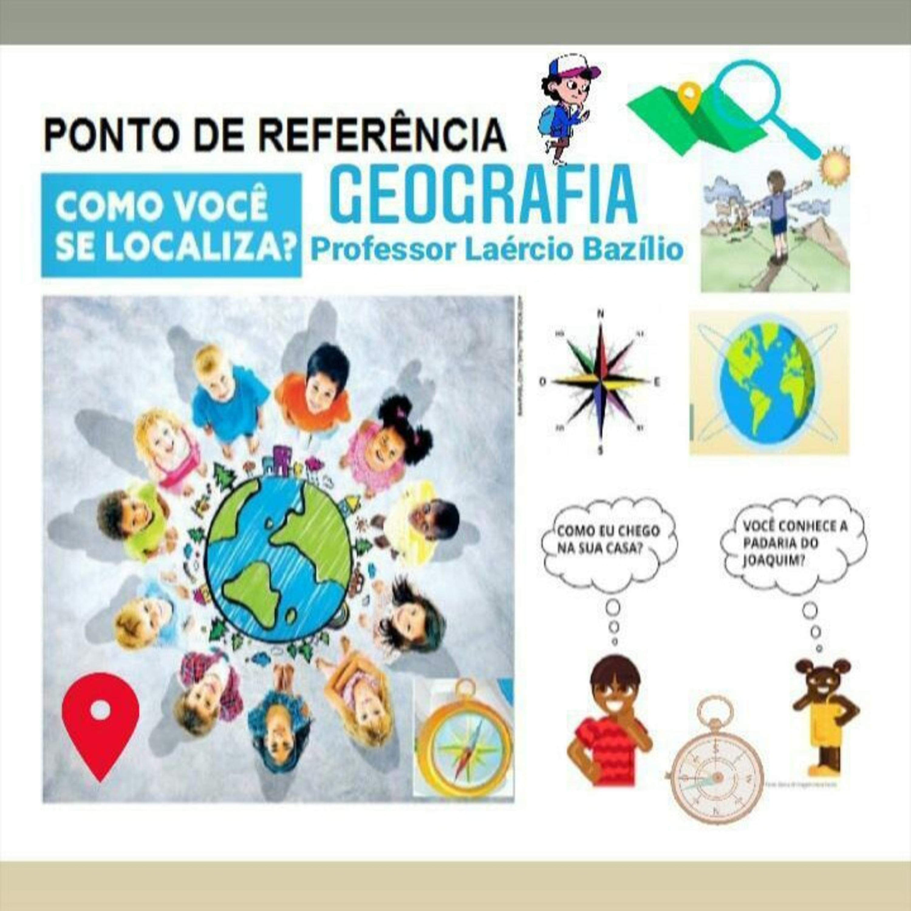 O Estudo do Espaço Geográfico, Com o Professor Laércio Bazílio