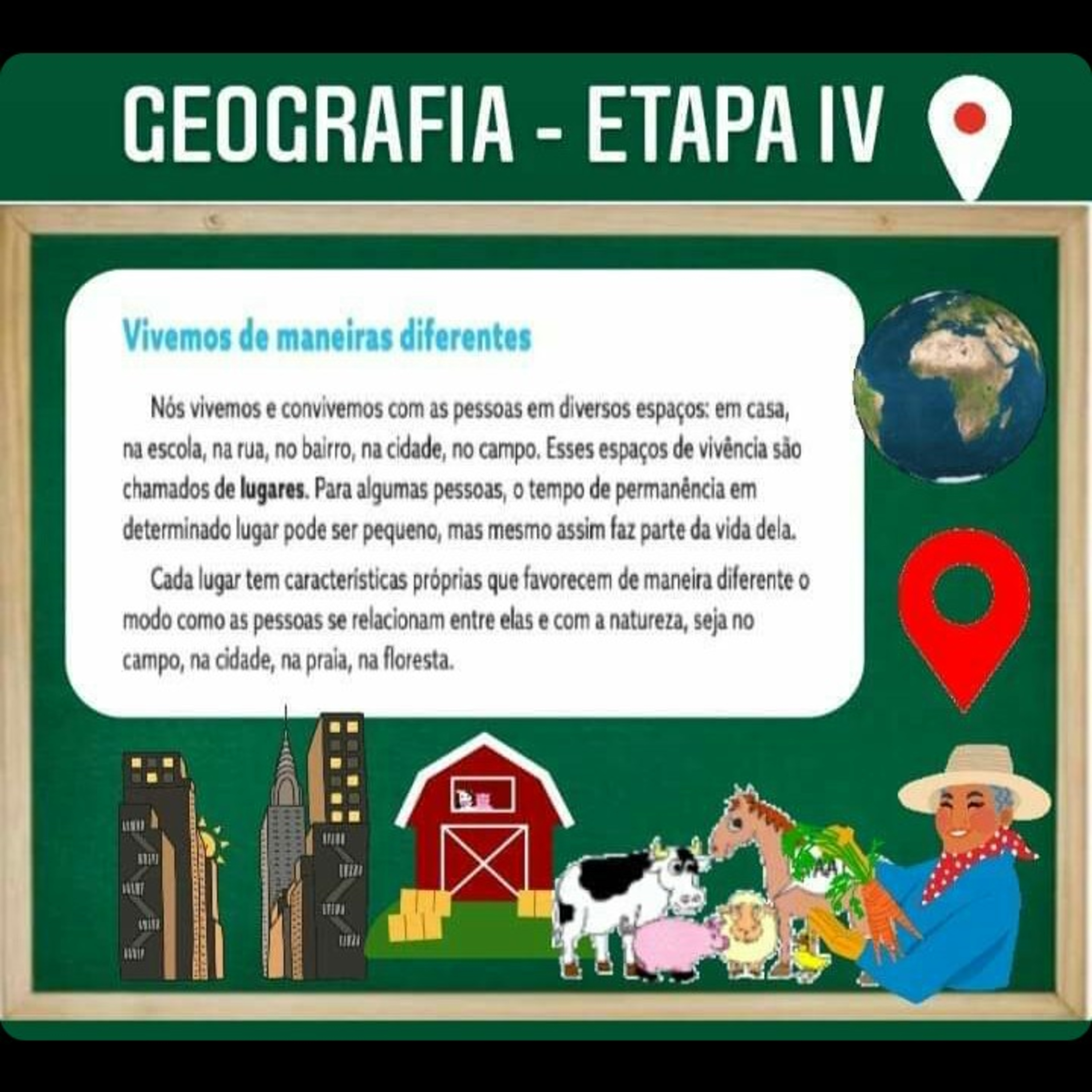 O Estudo do Espaço Geográfico, Com o Professor Laércio Bazílio