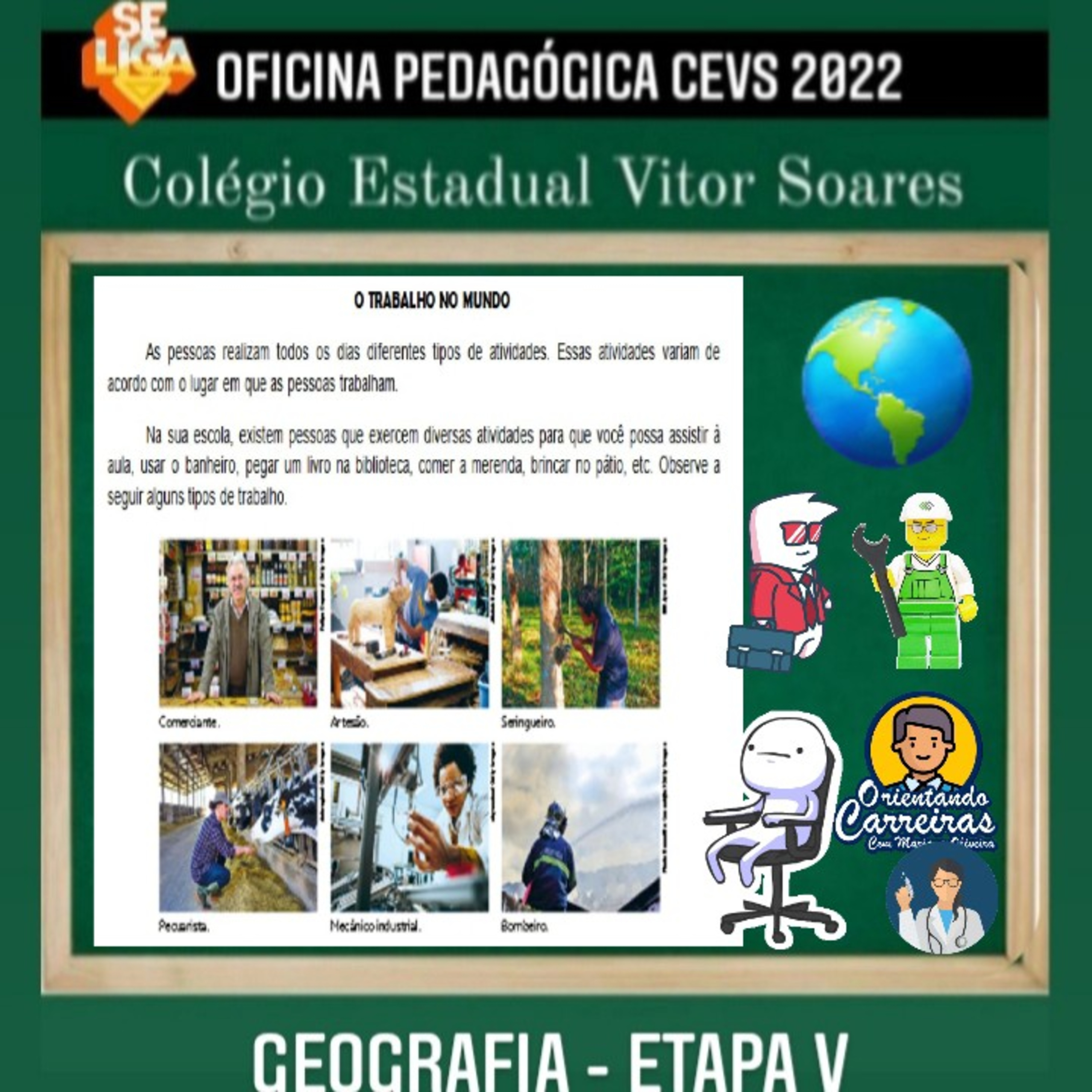 O Estudo do Espaço Geográfico, Com o Professor Laércio Bazílio