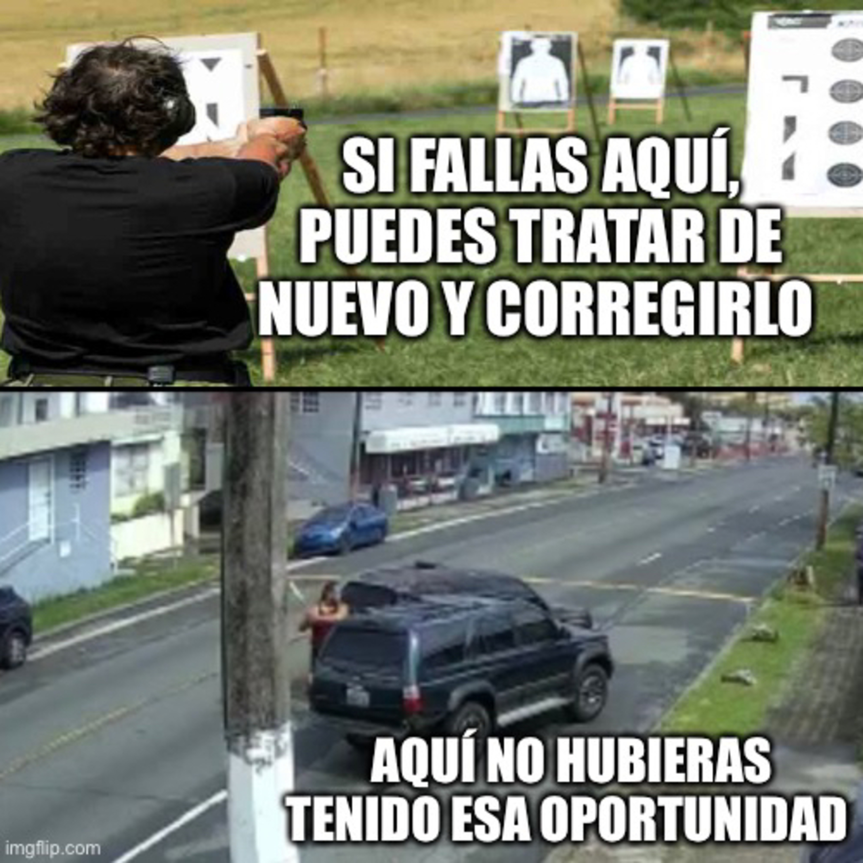 El tiro práctico es tan practico en la vida real.
