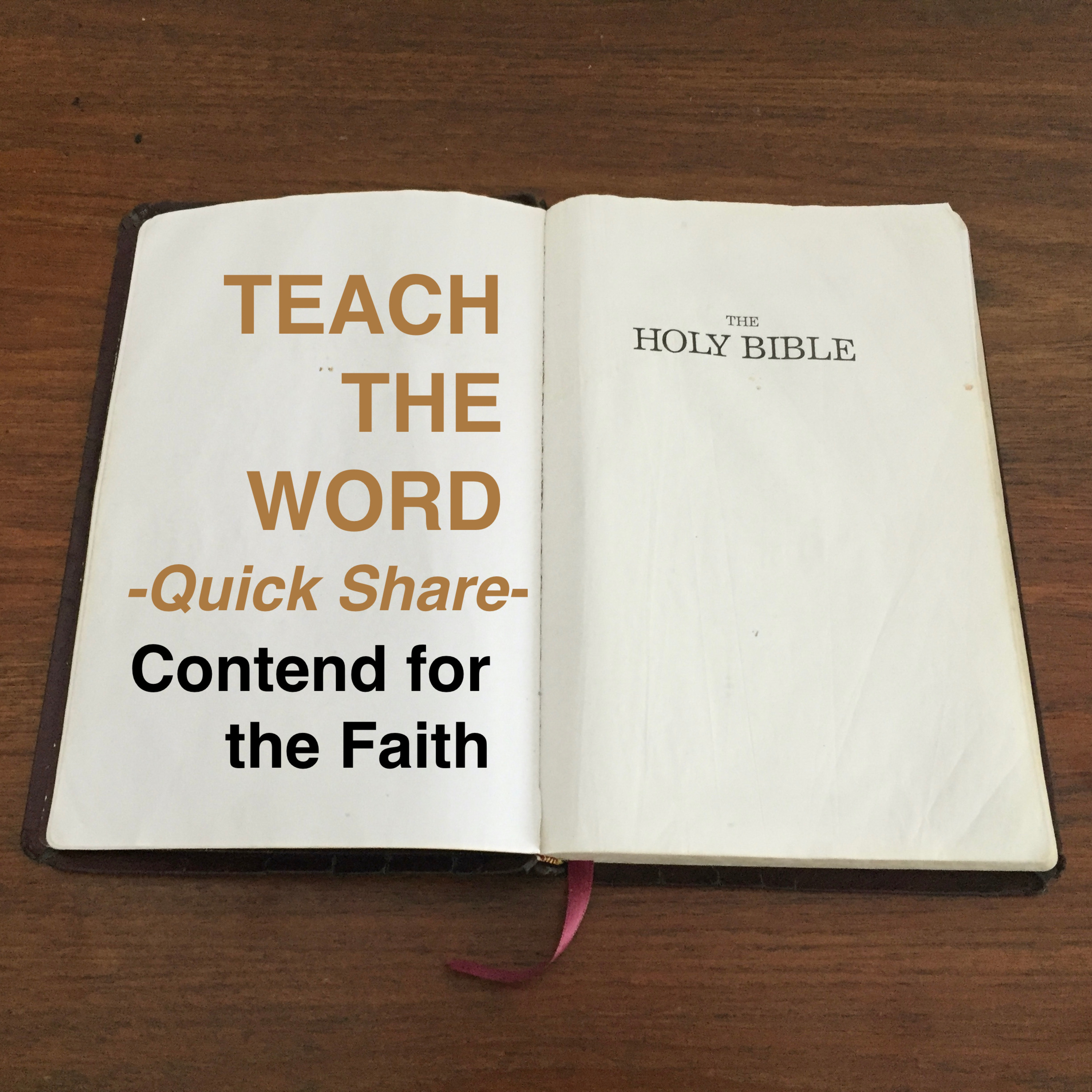 Contend for the Faith episode artwork