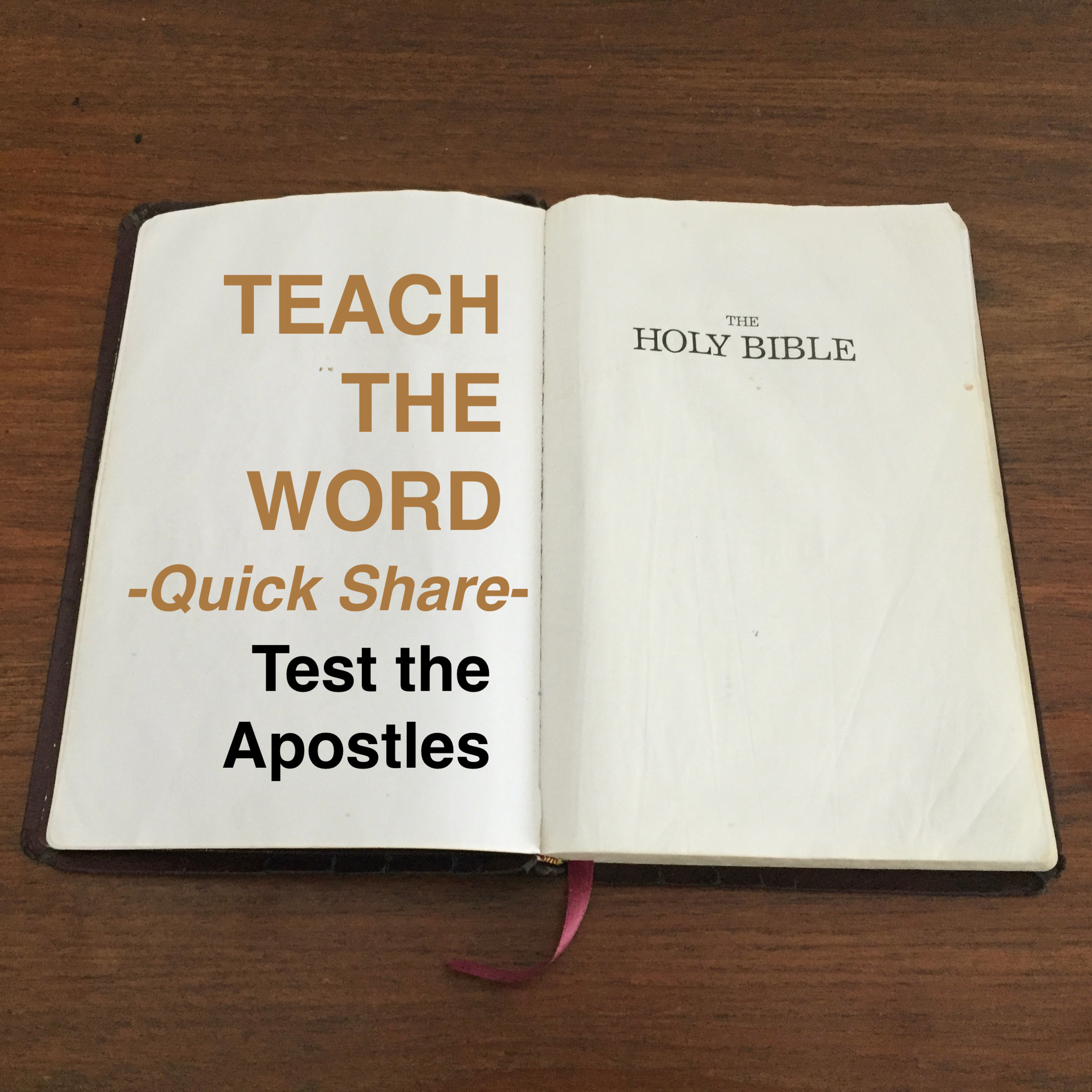 Test the Apostles episode artwork