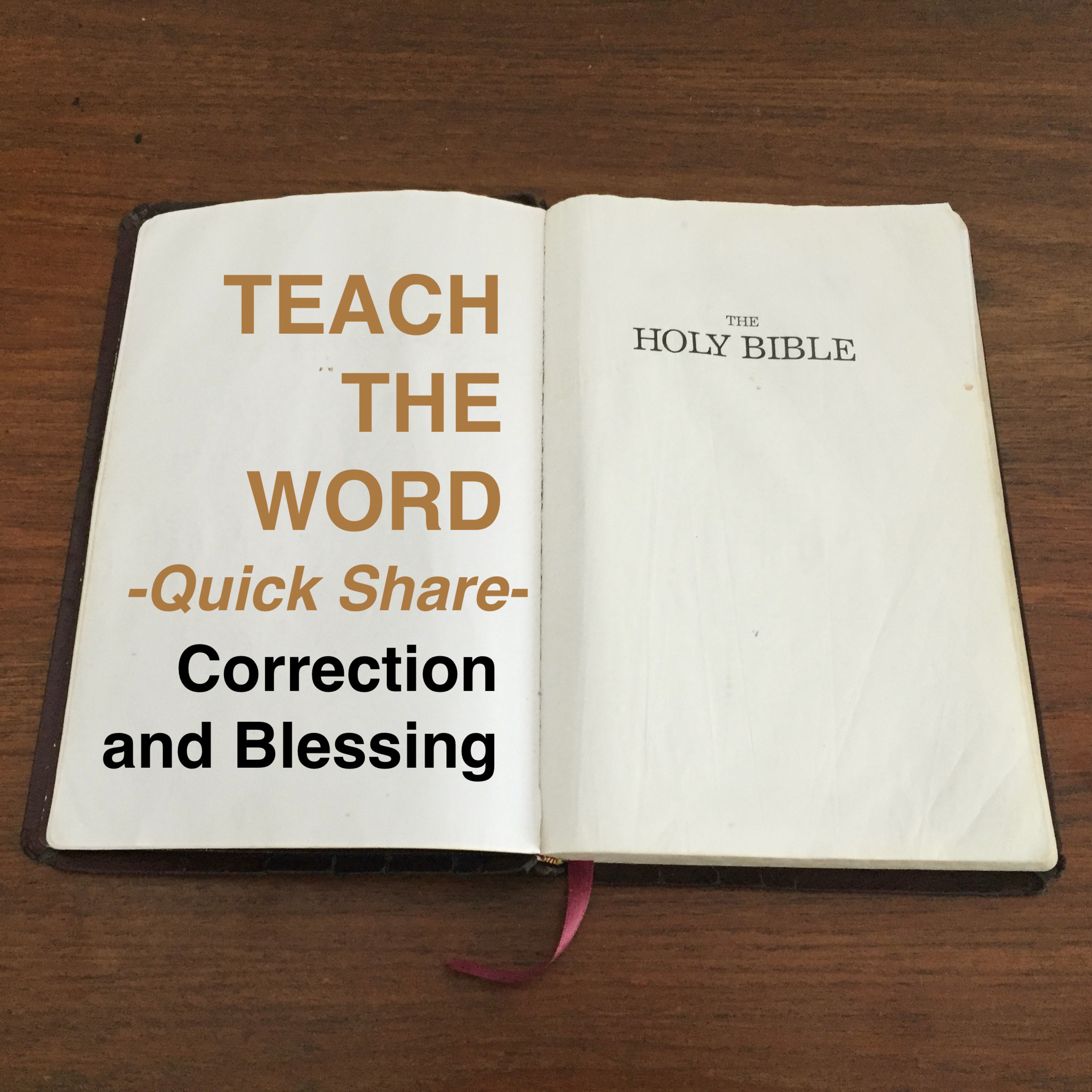 Correction and Blessing episode artwork