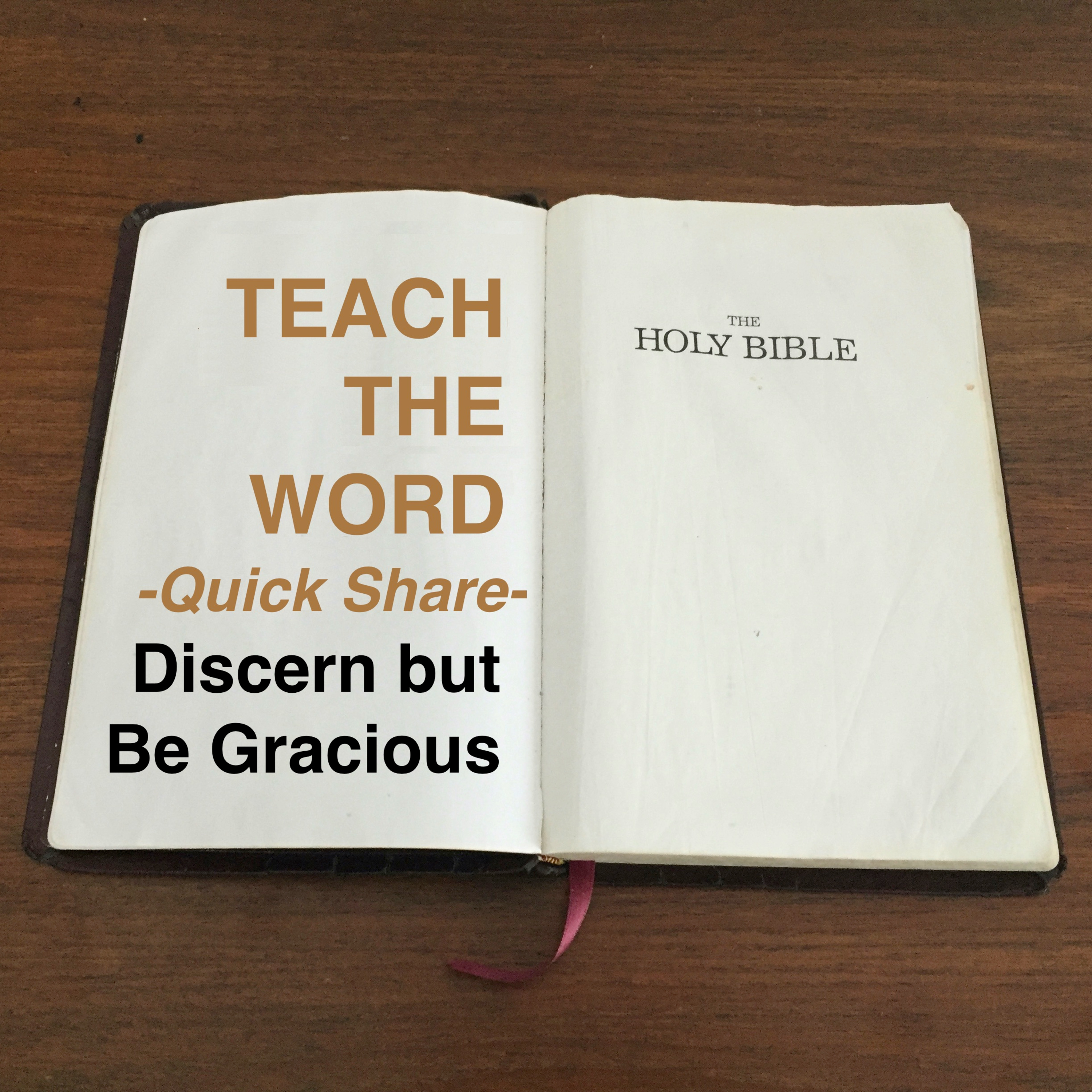 Discernment and Graciousness episode artwork