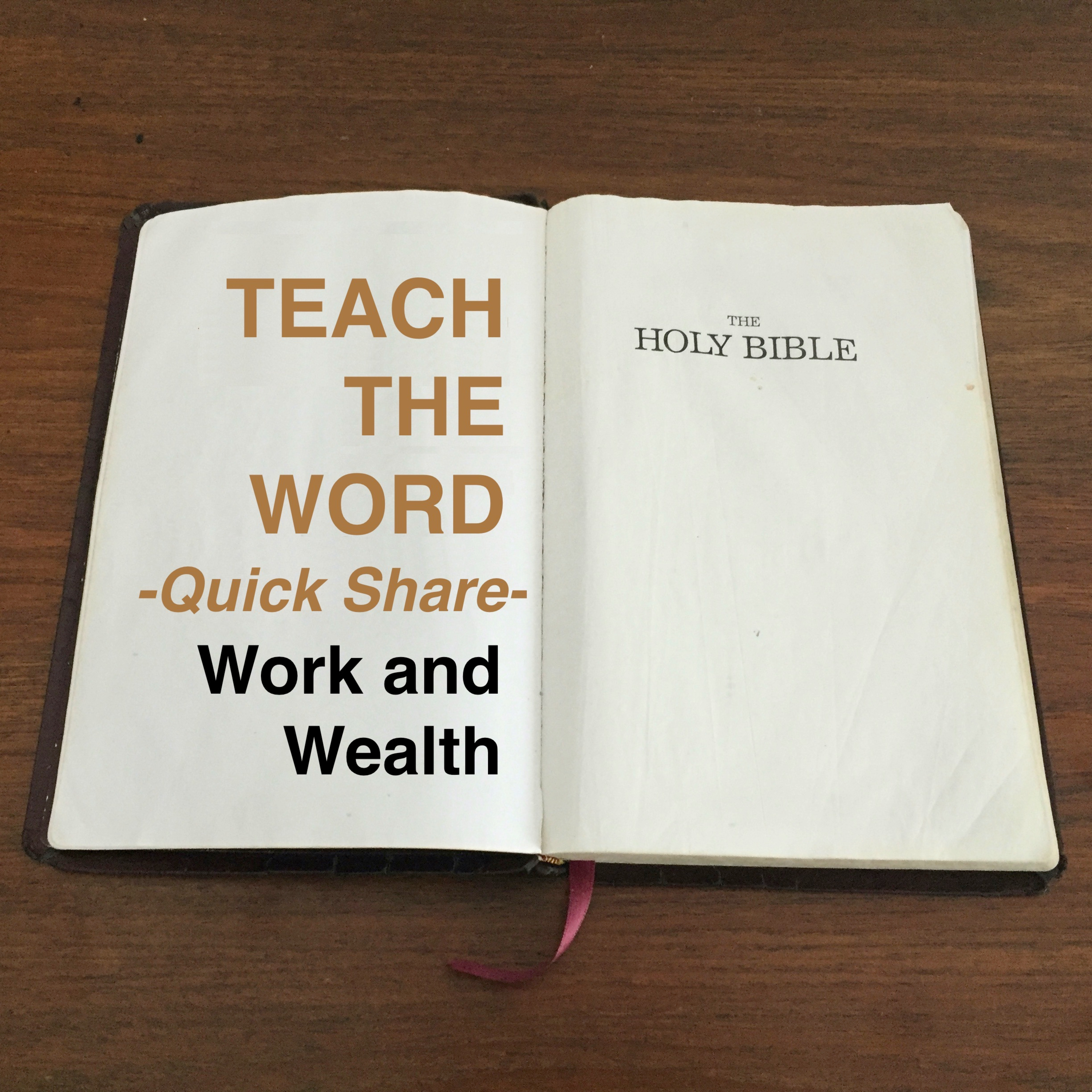 Work and Wealth episode artwork