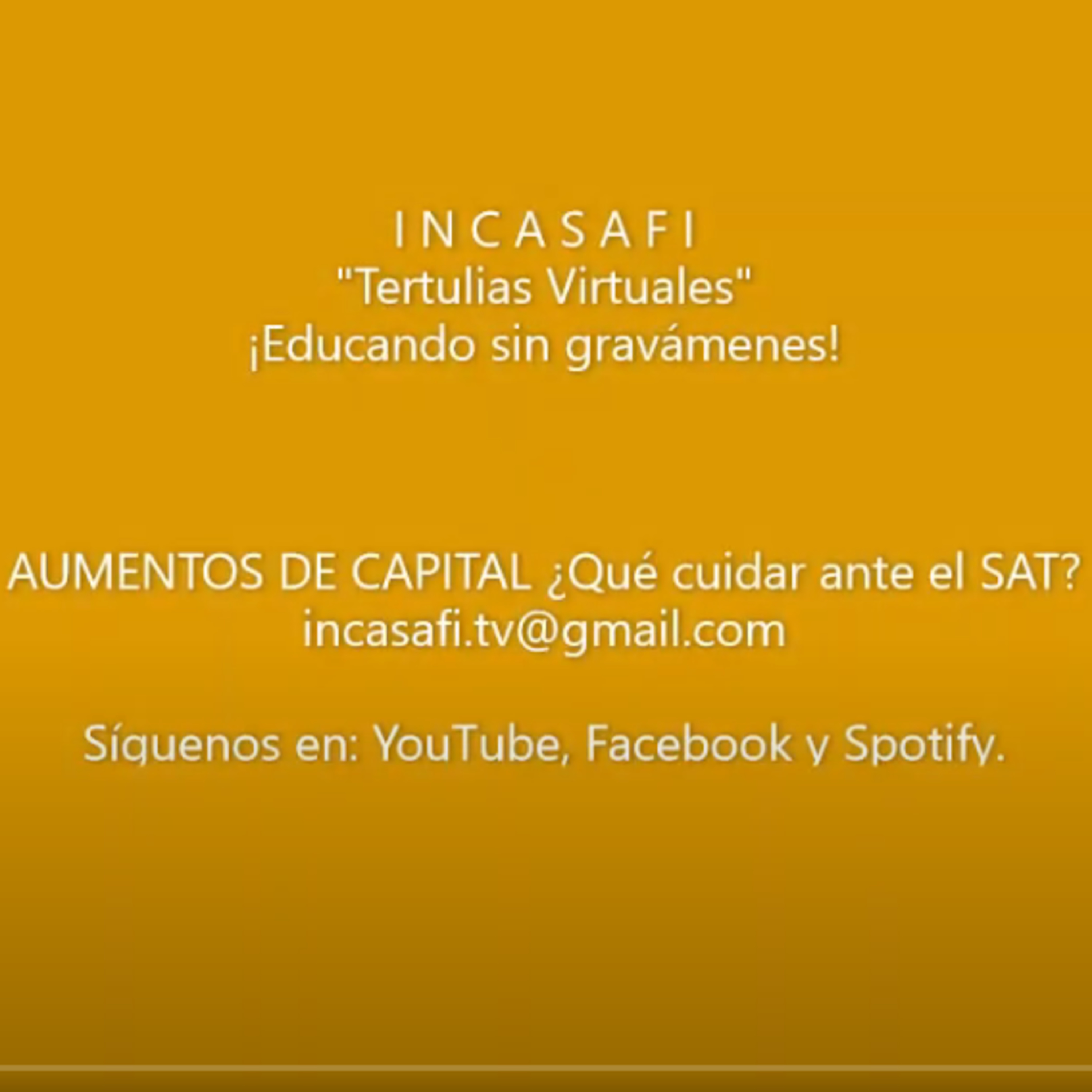INCASAFI TV