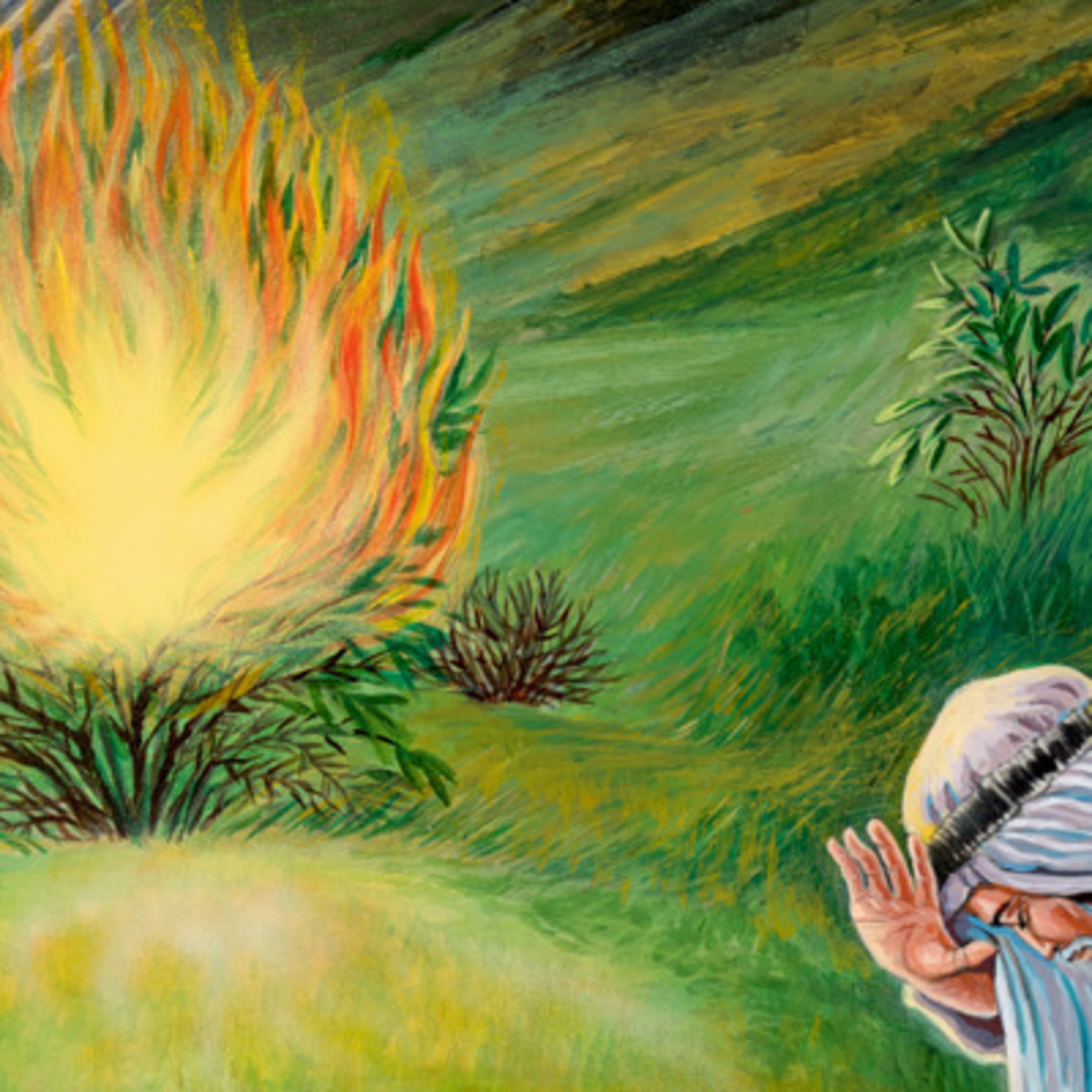 שמות פרק ג – התגלות ה' למשה בסנה הבוער episode artwork